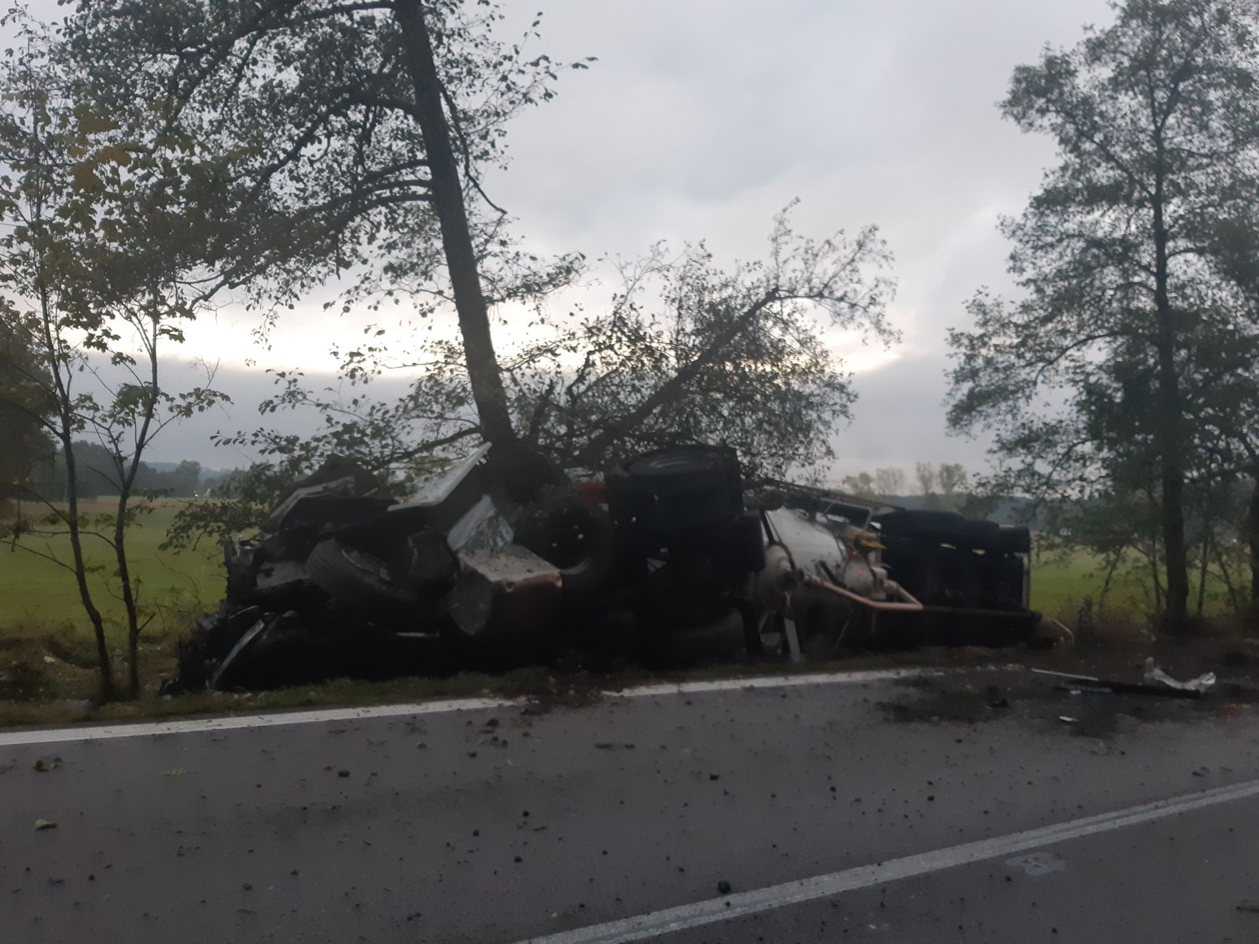 Vážná nehoda na Pardubicku - Vážná nehoda na Pardubicku (1/3)