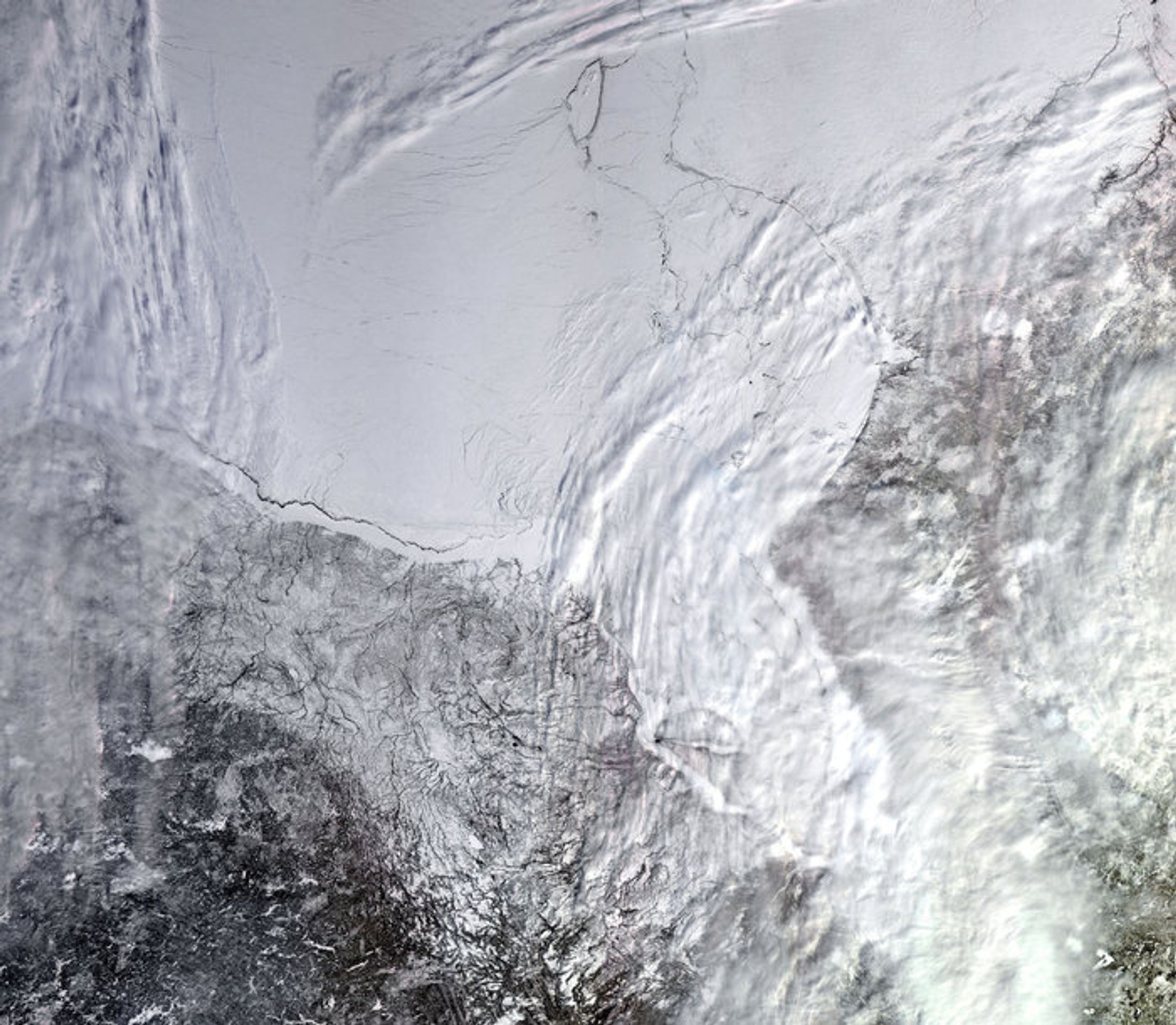 Zamrzlá zátoka Hudson - Sentinel 3A - GALERIE: Projekt Sentinel (12/14)