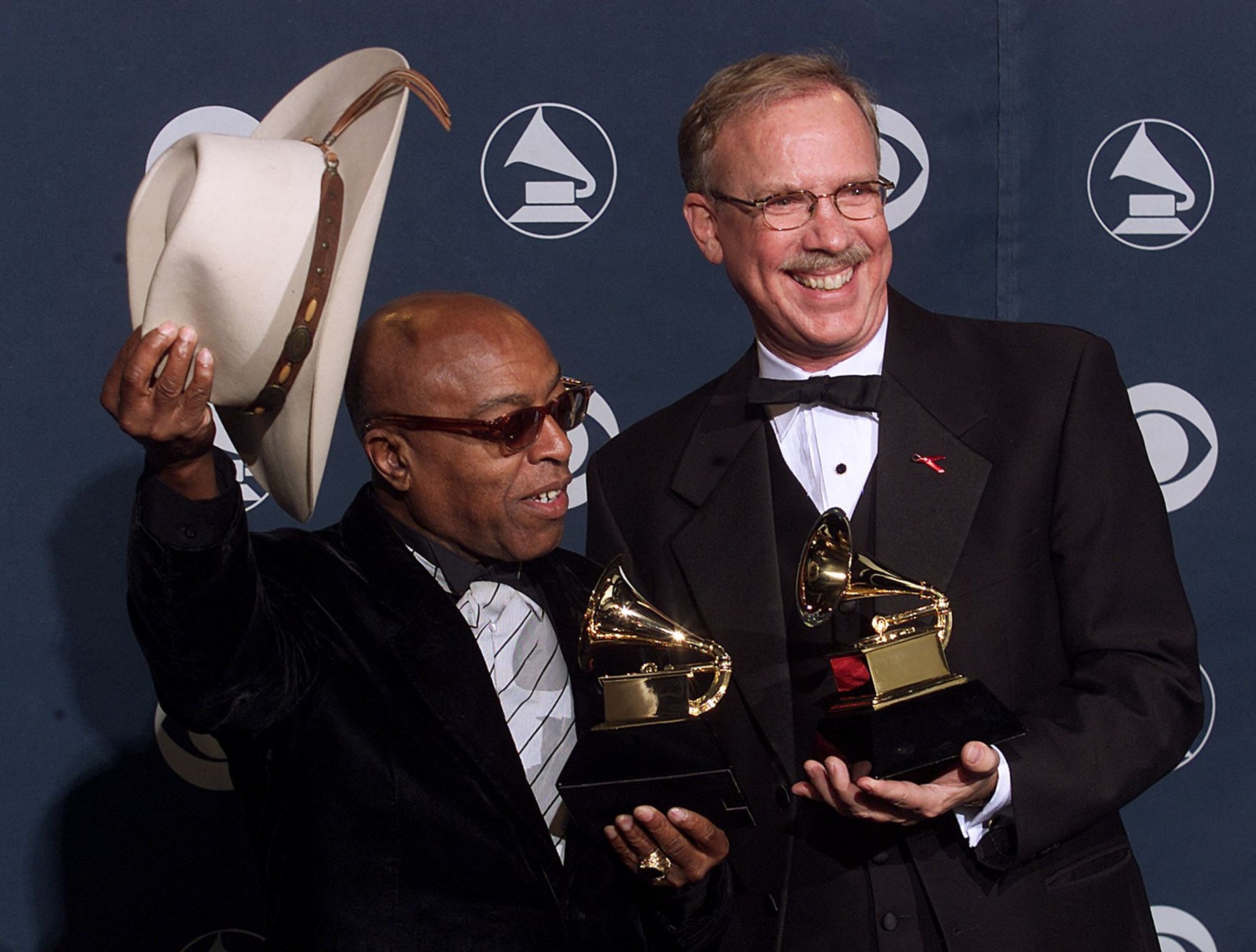 Roy Haynes a Gary Burton na Grammy, 23. 2. 2000 Los Angeles - Roy Haynes (3/4)