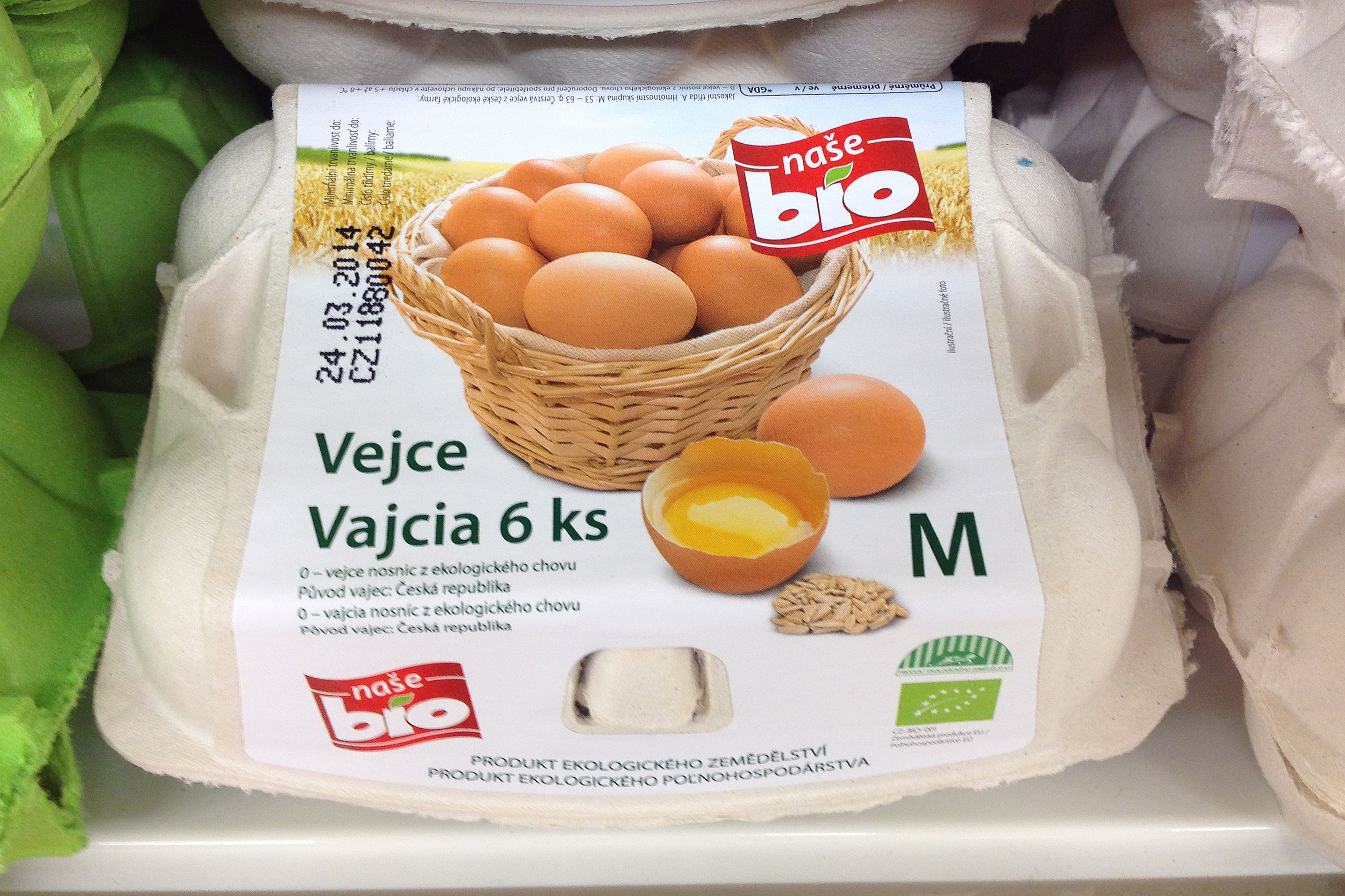 Vejce Naše bio 6 kusů 59,90 Kč - GALERIE: Velikonoční sortiment - Billa (11/11)