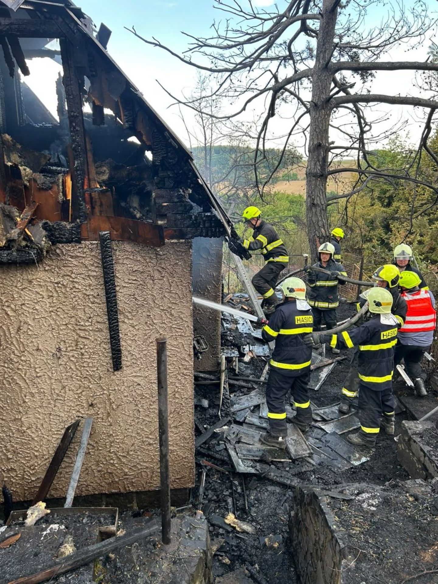 Požár na Benešovsku - Požár na Benešovsku (1/9)