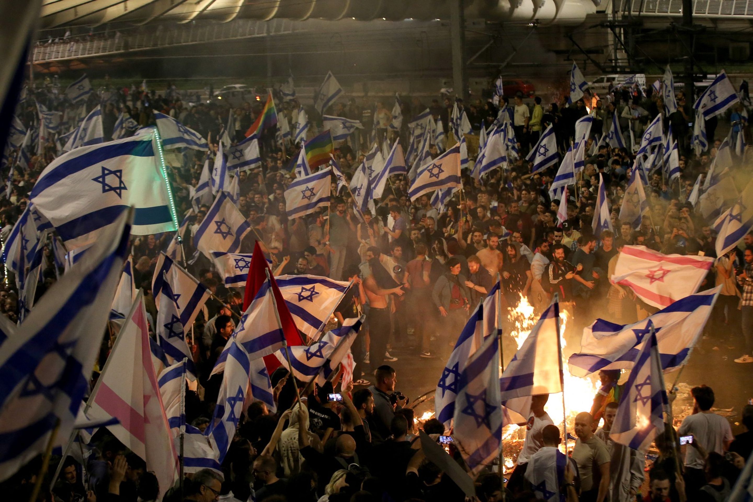 Izrael demonstrace - V Izraeli protestují statisíce lidí (18/23)