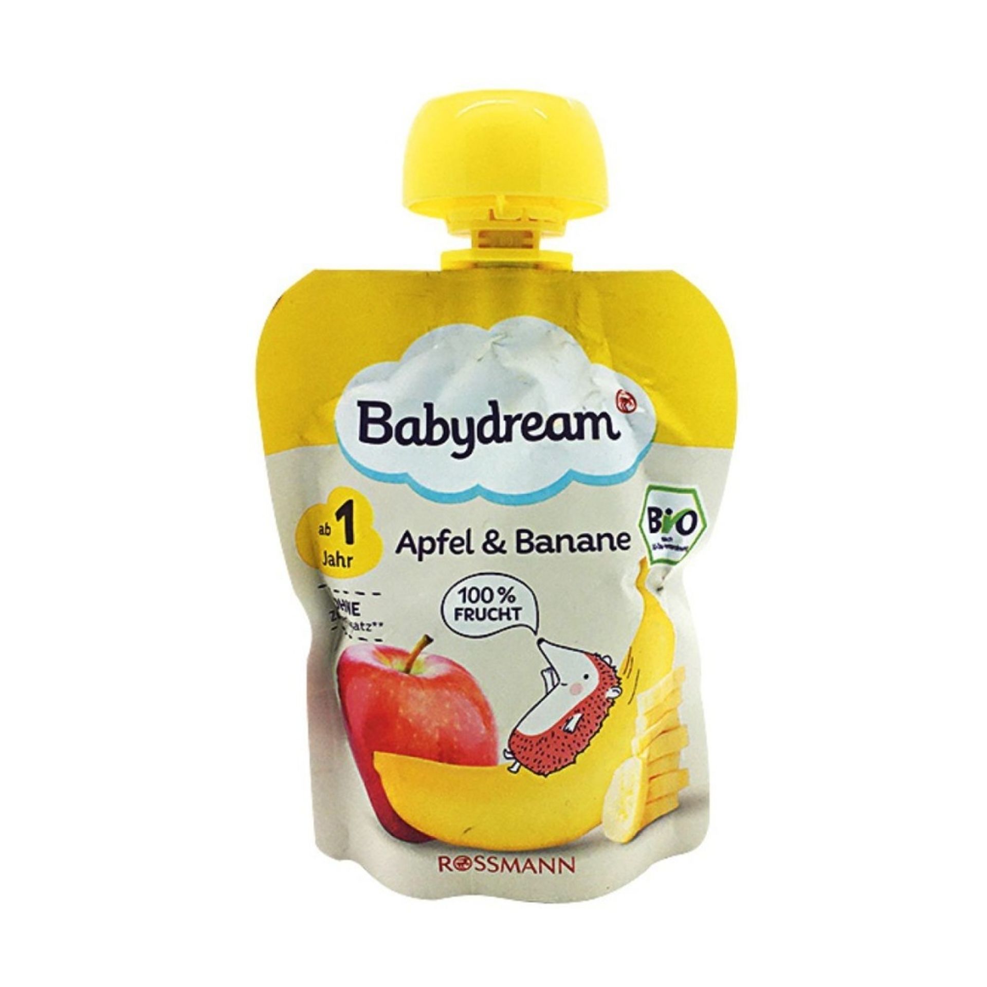 Test ovocných přesnídávek 2020 - Rossmann babydream Apfel & Banane - GALERIE: Test ovocných přesnídávek 2020 (9/11)