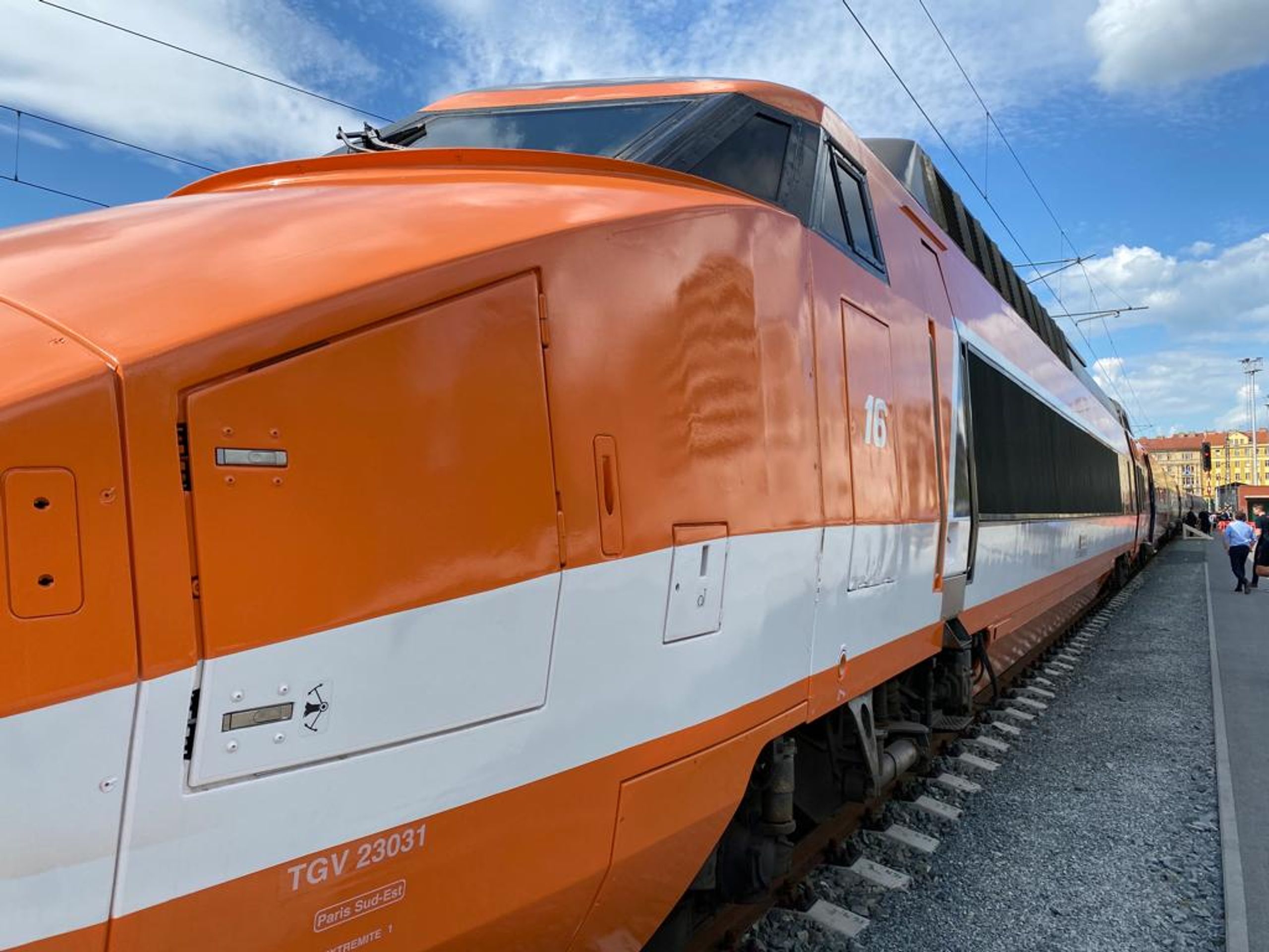 Vlak TGV - Do Prahy dorazil vysokorychlostní vlak TGV (1/9)