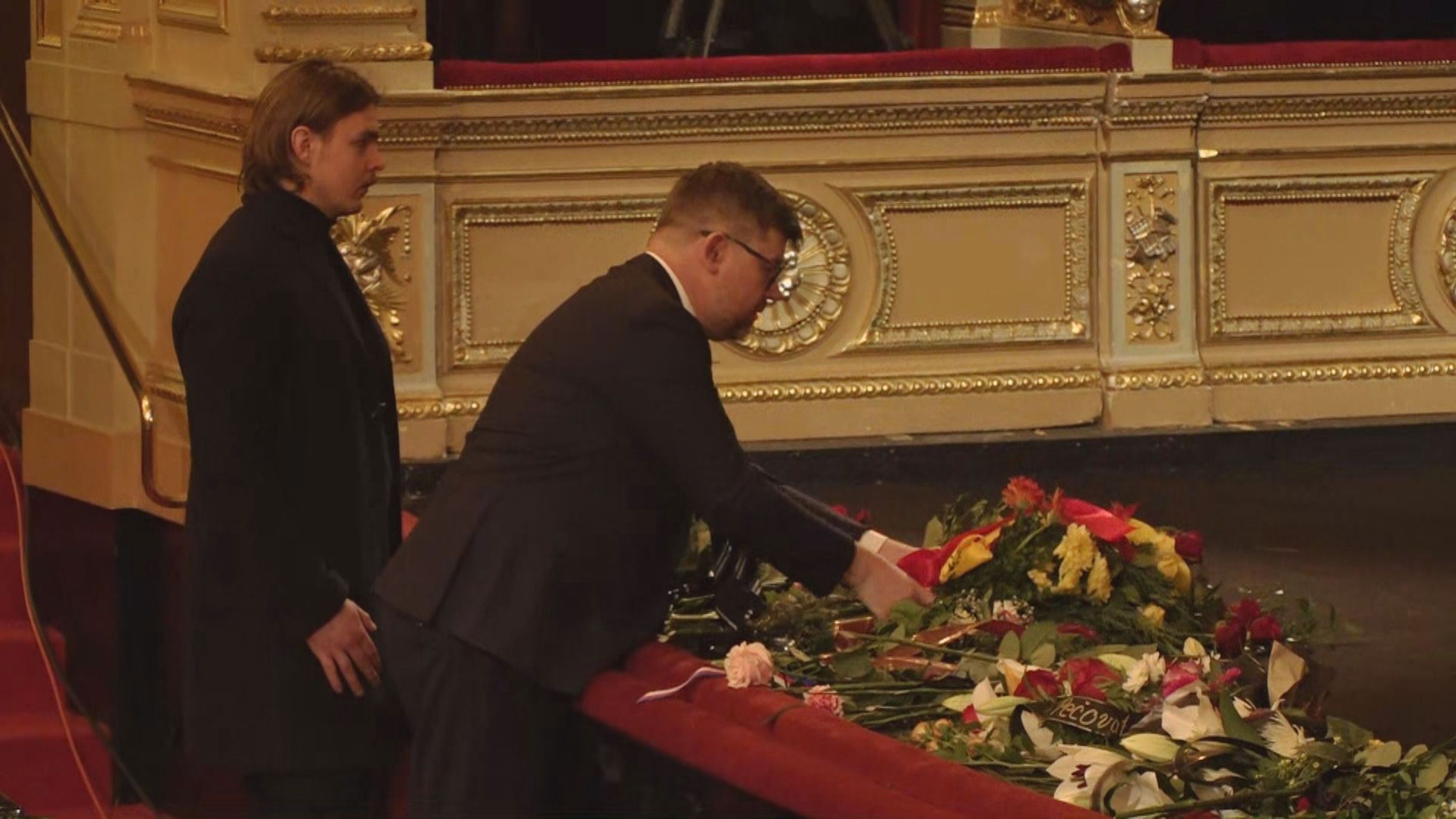 Jiří Pospíšil na posledním rozloučení s Janou Hlaváčovou - Poslední rozloučení s Janou Hlaváčovou (13/21)