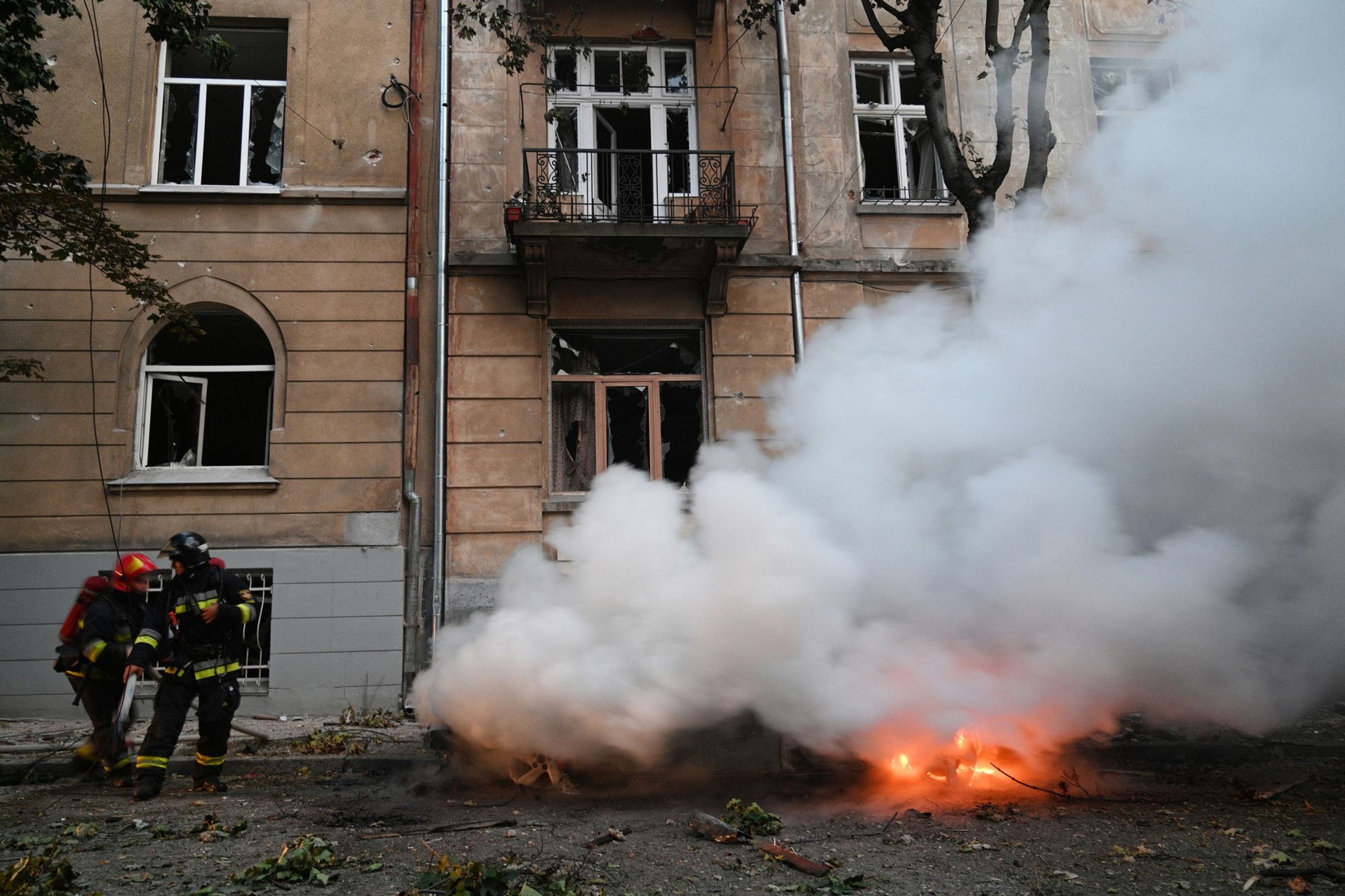 Masivní raketový útok na Ukrajinu, 4. 9. 2024 Kyjev - Ruský útok na Ukrajinu (9/9)