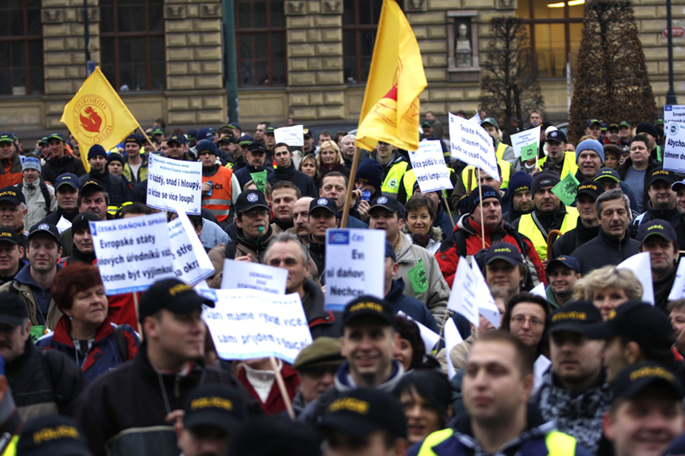 Protestující státní zaměstnanci 6 - Galerie protestujících státních zaměstnanců (1/5)