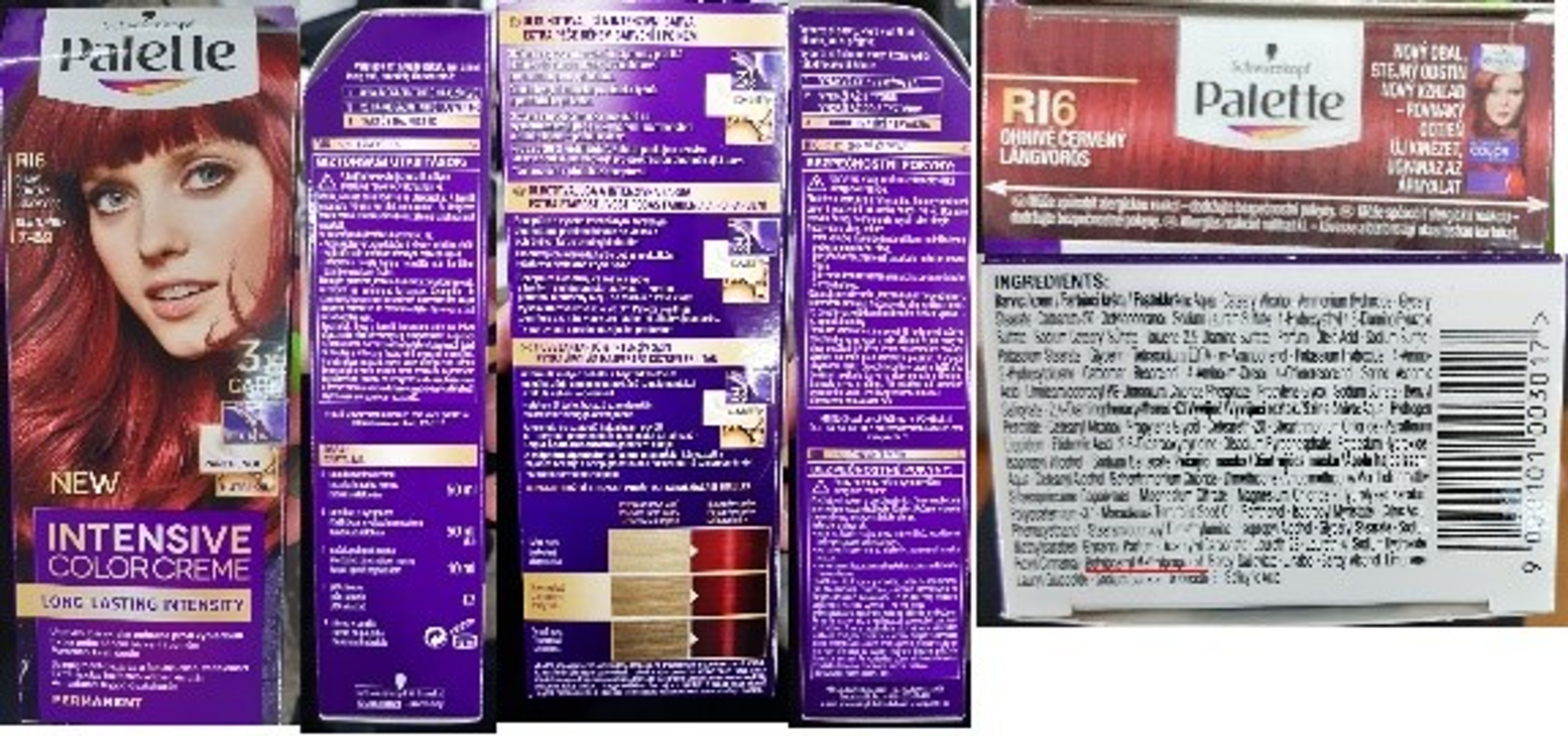 Barva na vlasy Palette Intensive Color Creme (4) - Nebezpečná kosmetika v Česku (11/12)