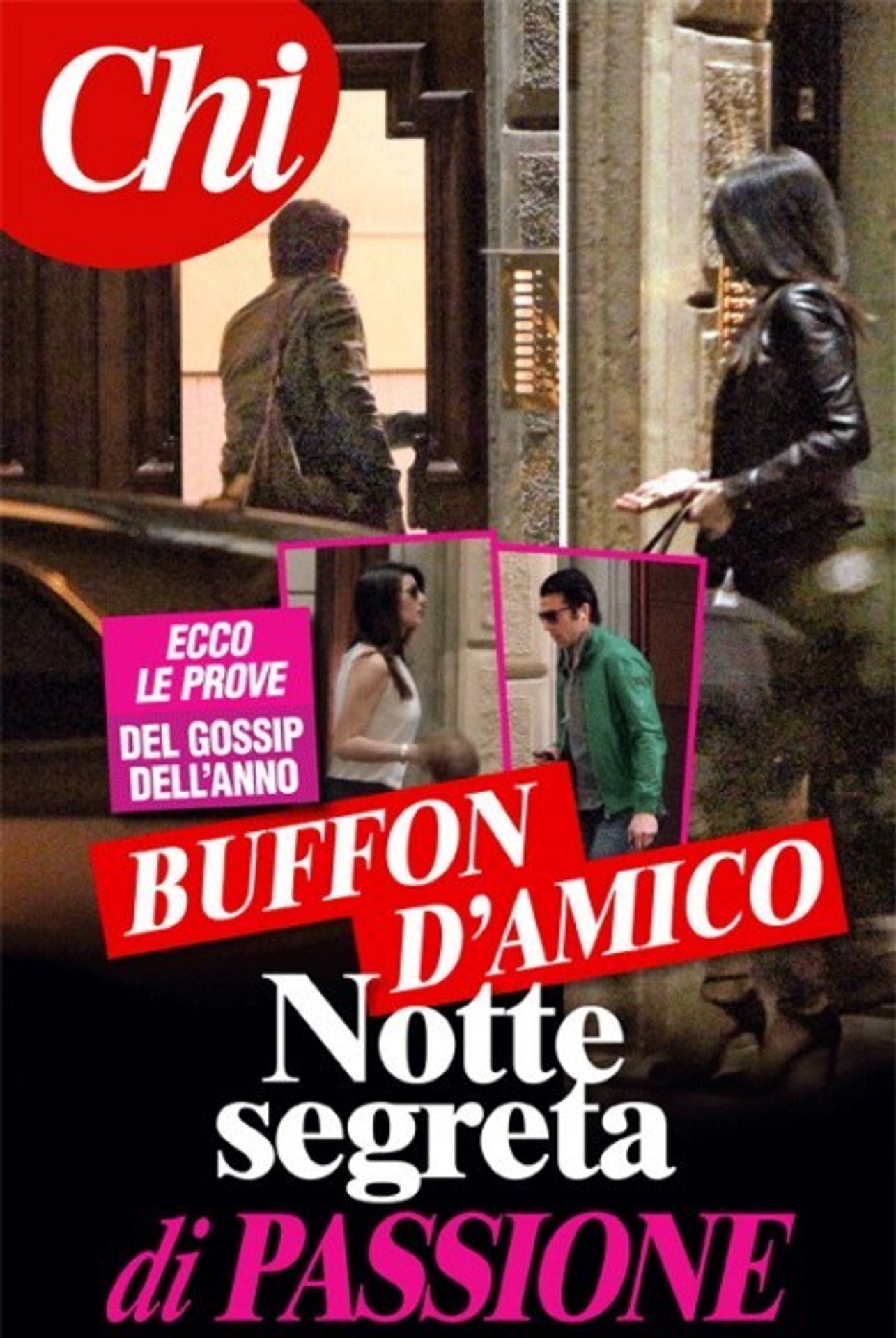 Titulní strana časopisu Chi: Buffon a D´Amicová jdou do stejného hotelu - GALERIE: Ilaria D´Amico (1/1)