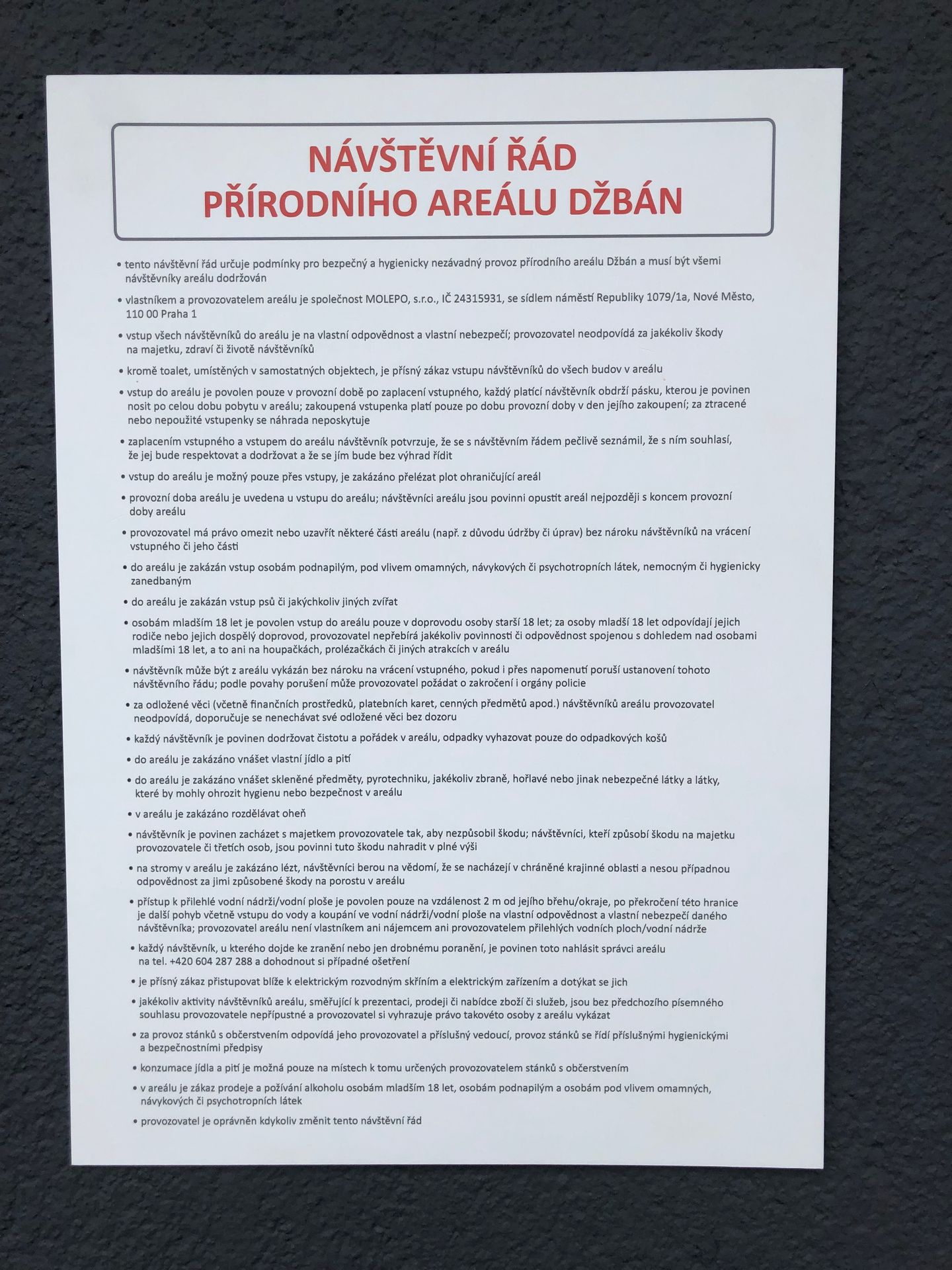 Zákaz jídla a pití na koupališti Džbán - 2 - GALERIE: Zákaz jídla a pití na koupališti Džbán (2/9)