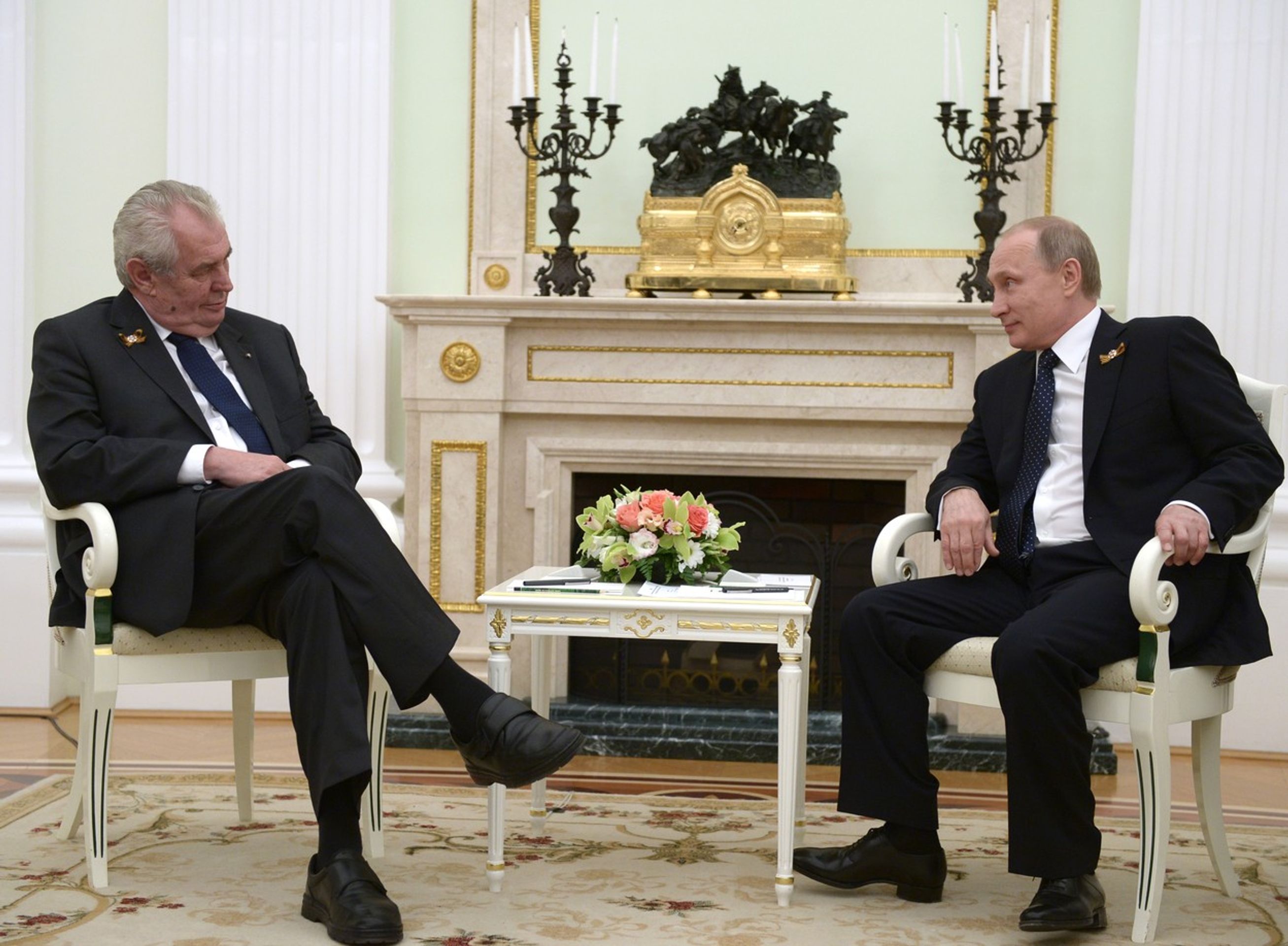 Miloš Zeman s Putinem - GALERIE: Miloš Zeman (1/5)