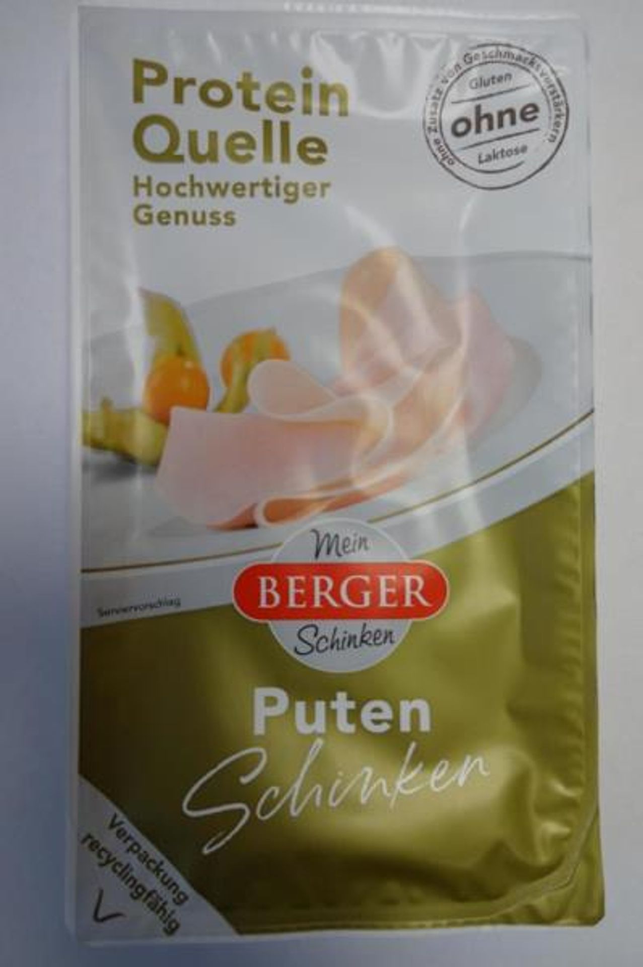 Mein BERGER Schinken Puten Schinken - Krůtí vařená šunka - Závadné potraviny (1/28)