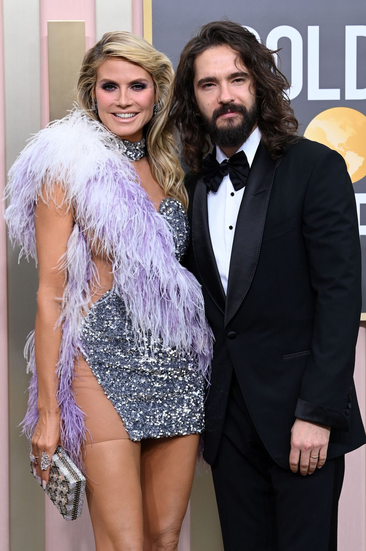Heidi Klum a Tom Kaulitz - Zlaté glóby 2023 (10/10)