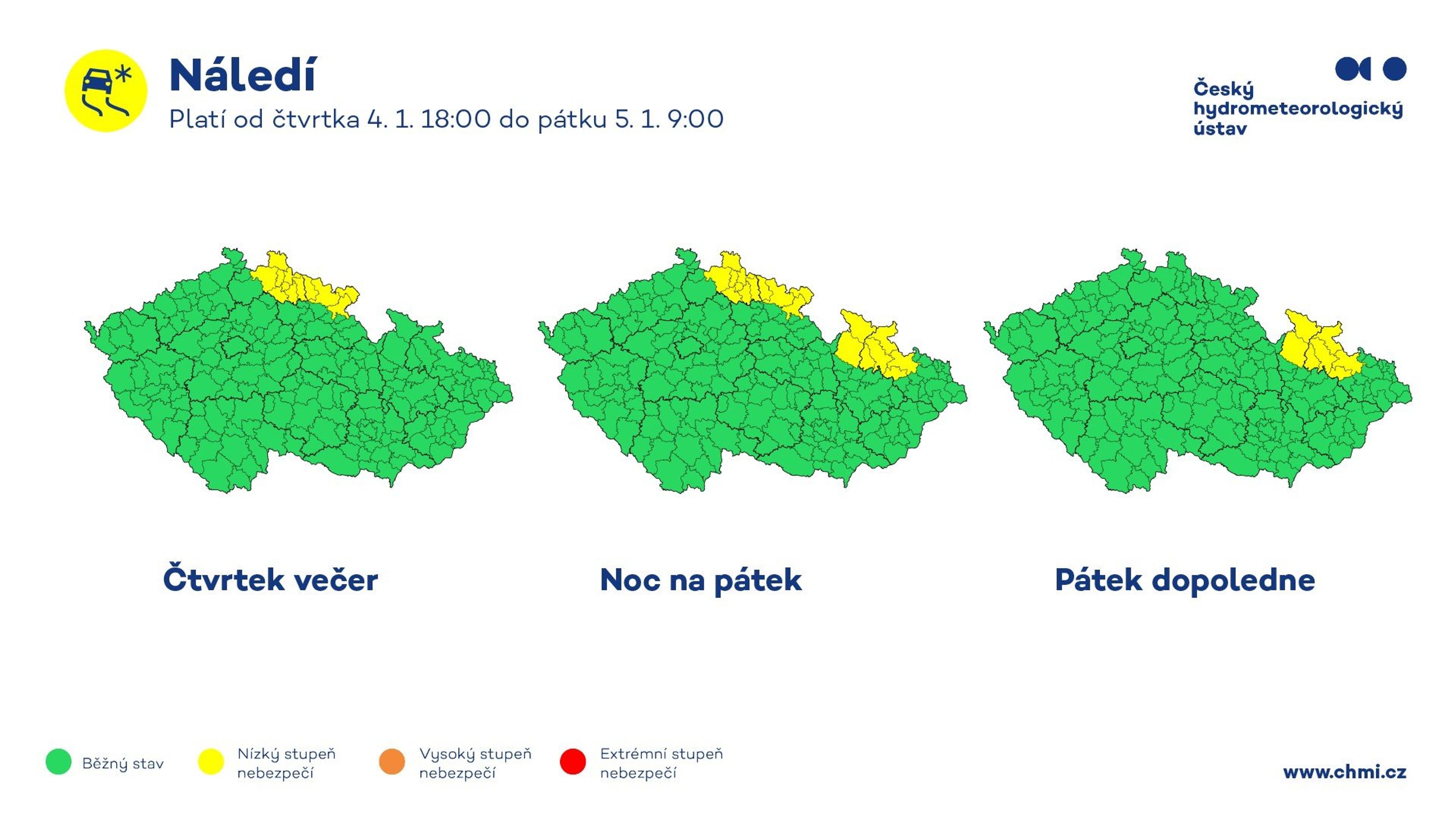 Výstraha ČHMÚ - Výstraha ČHMÚ (1/4)