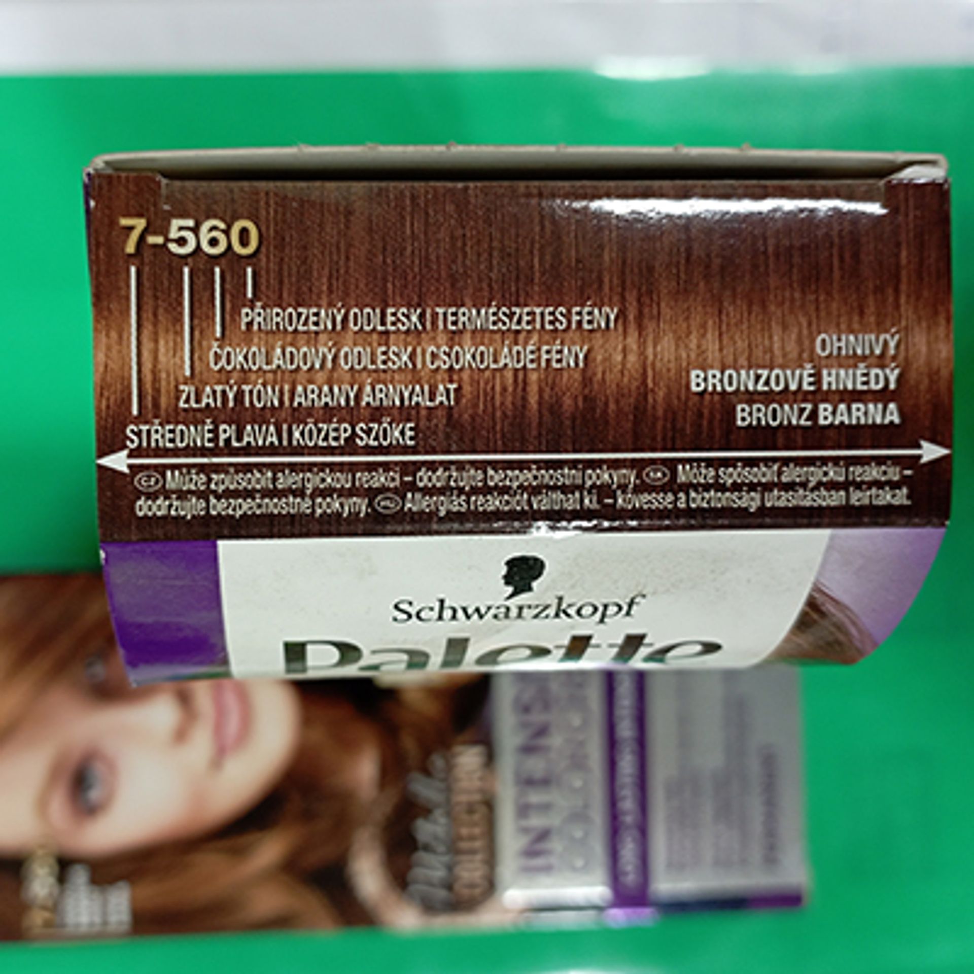 Barva na vlasy Palette INTENSIVE COLOR CREME 7-560 Fiery bronze brown (3) - Zdraví závadná kosmetika (14/37)