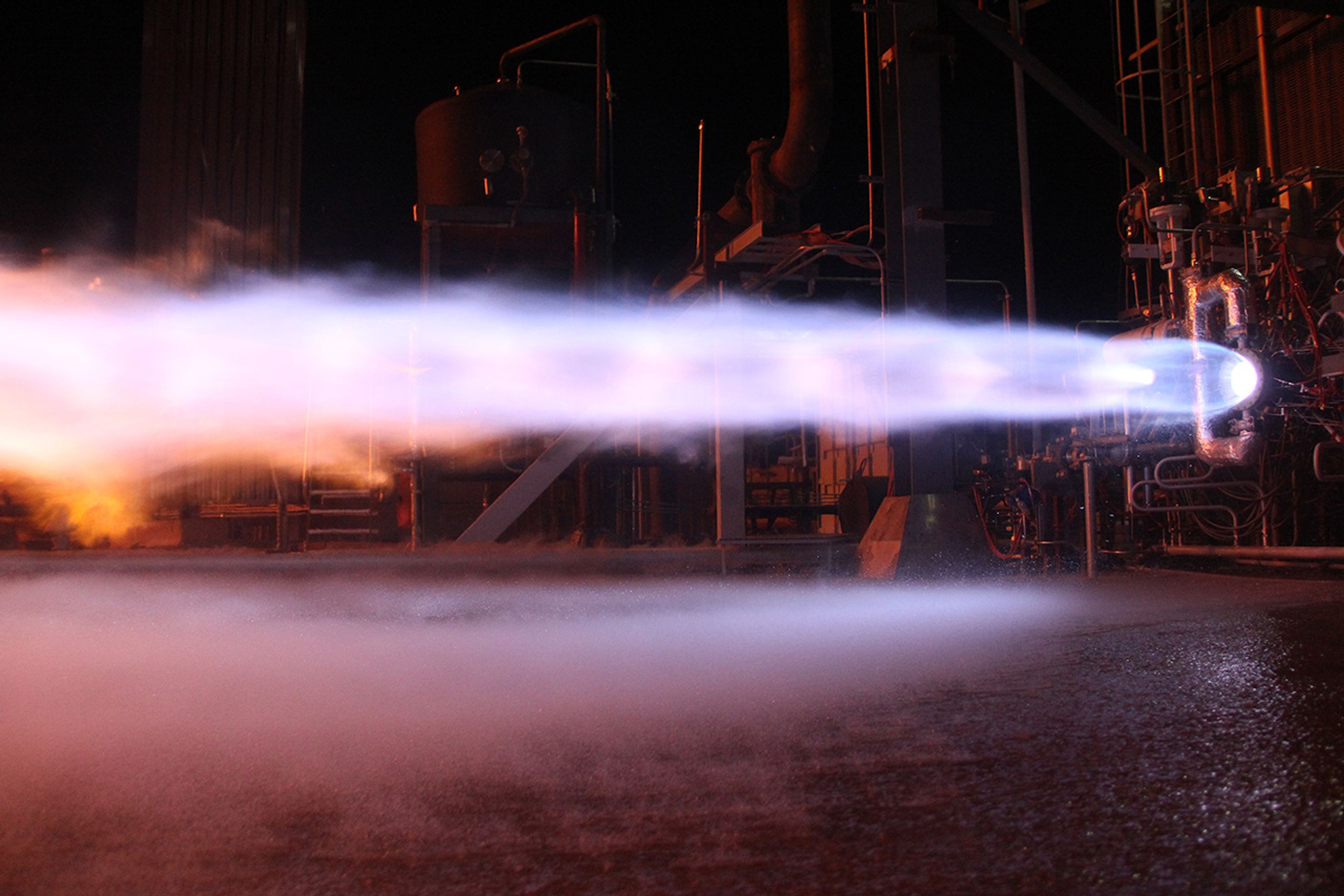 Test motoru BE-4 - GALERIE: TEST RAKETY (1/11)