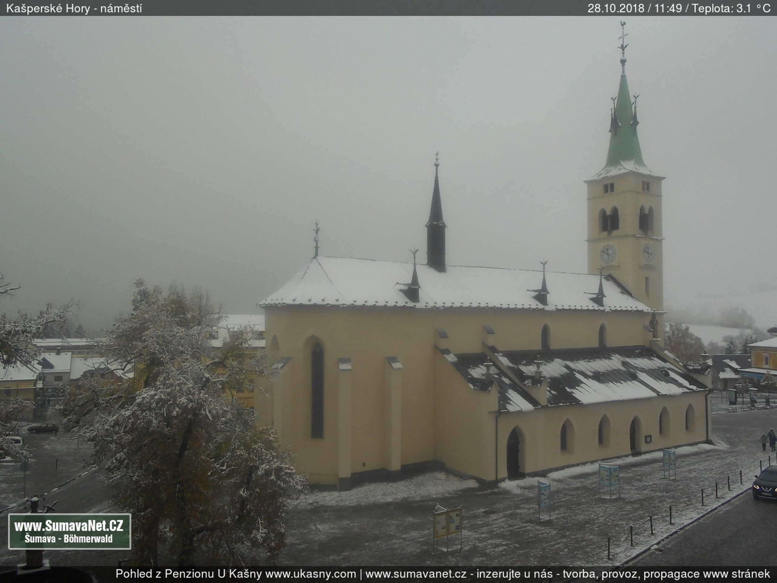 Na Šumavě v noci na neděli napadlo přes 10 cm sněhu - 9 - GALERIE: Na Šumavě v noci na neděli napadlo přes 10 cm sněhu (5/13)