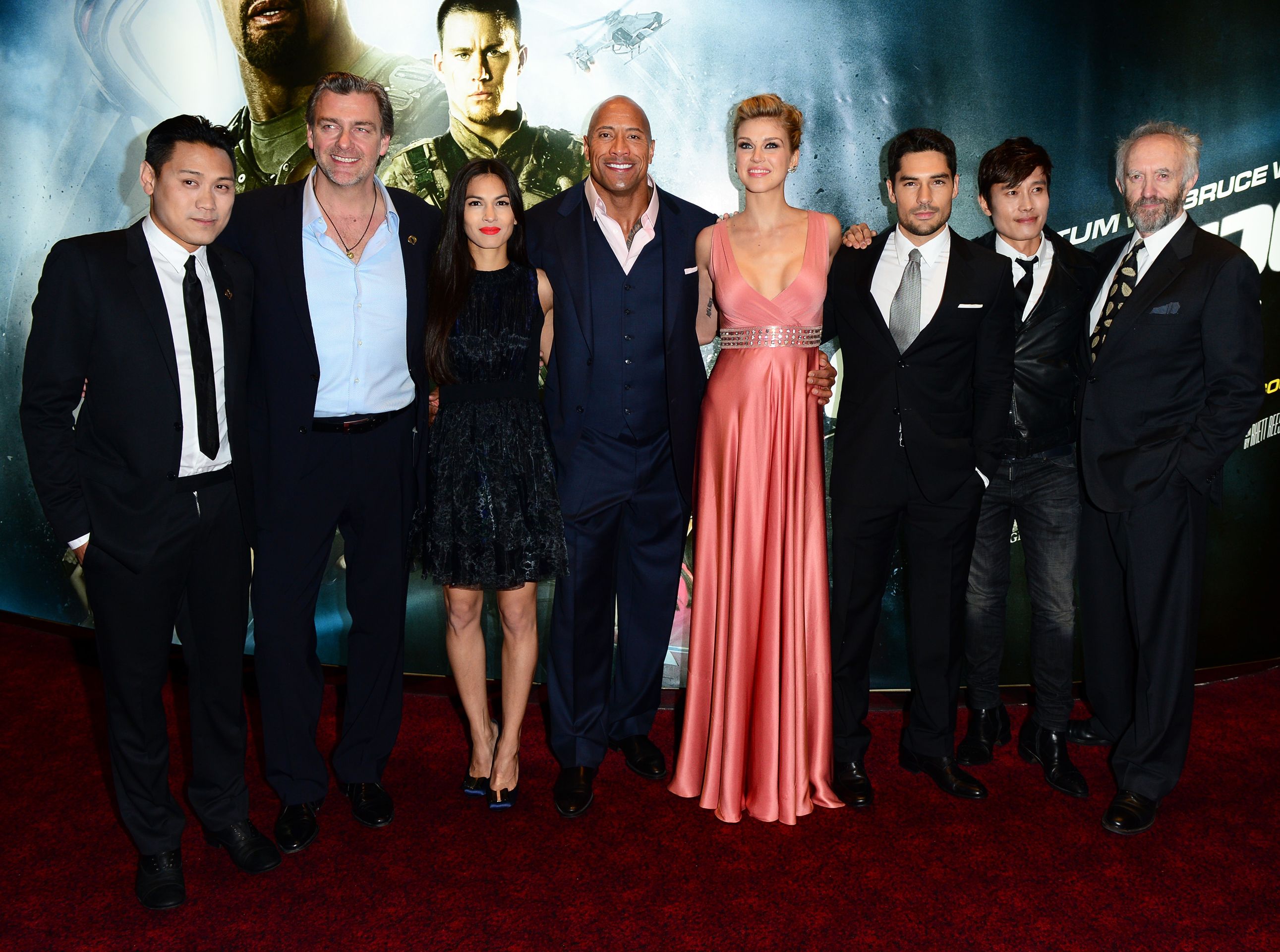 Jon M.Chu, Ray Stevenson, Elodie Yung, Dwayne Johnson, Adrianne Palicki, D.J. Cotrona, Byung Hun-Lee a Jonathan Pryce - Ray Stevenson (4/6)