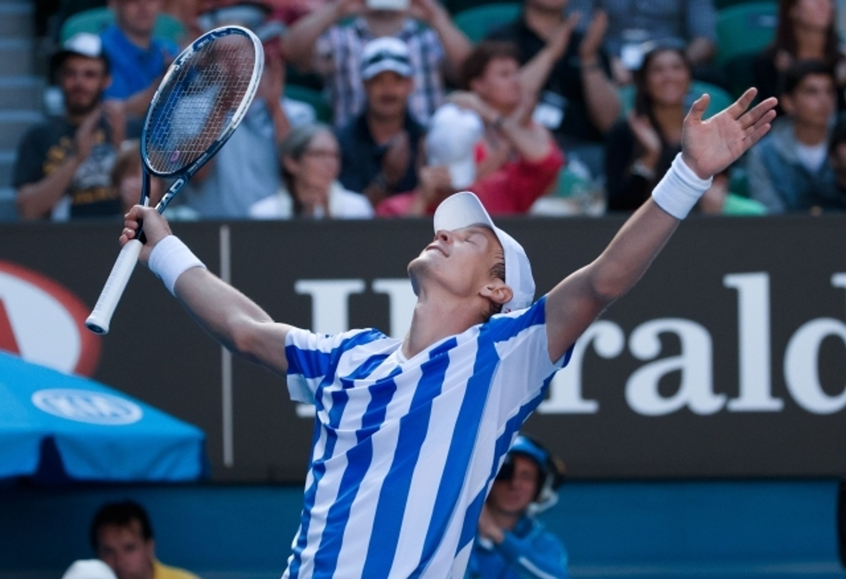 Tomáš Berdych postoupil do semifinále Australian Open - 12 - GALERIE: Tomáš Berdych postoupil do semifinále Australian Open (2/11)