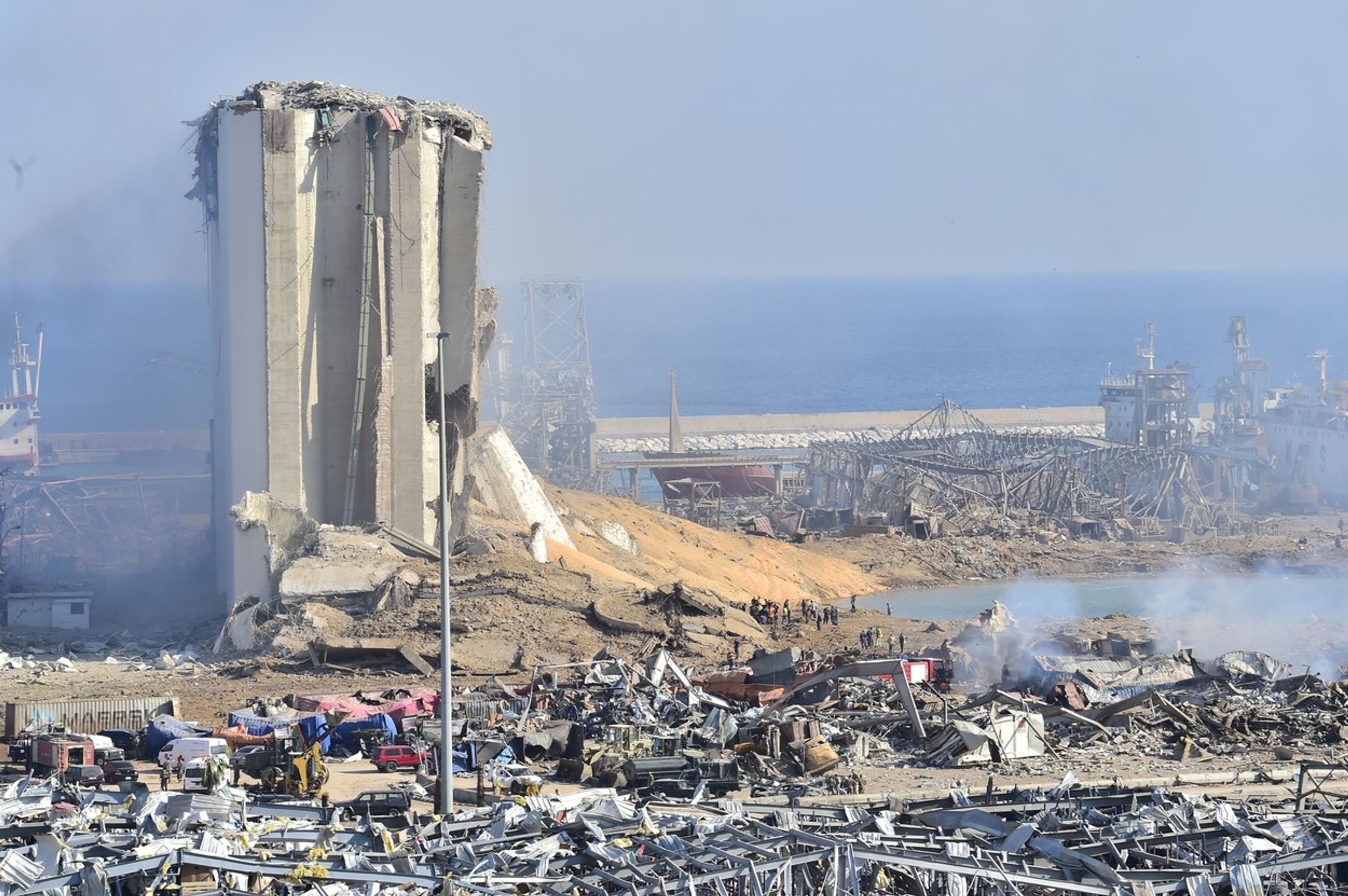 Přístav v Bejrútu po explozi - 4 - GALERIE: Přístav v Bejrútu po explozi (4/7)