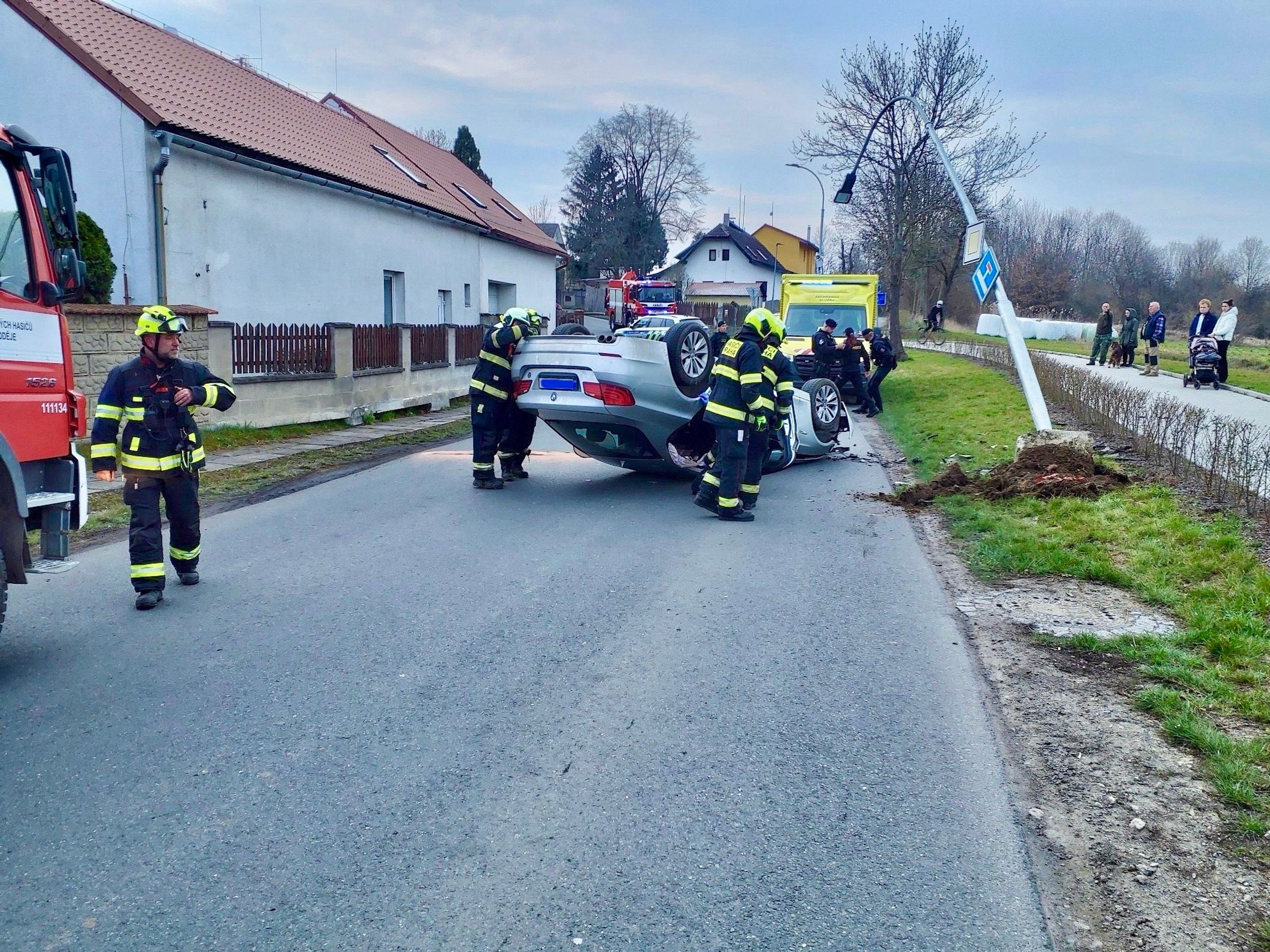 Nehoda v Kolodějích, 29. 3. 2025 - Nehoda Koloděje (2/3)
