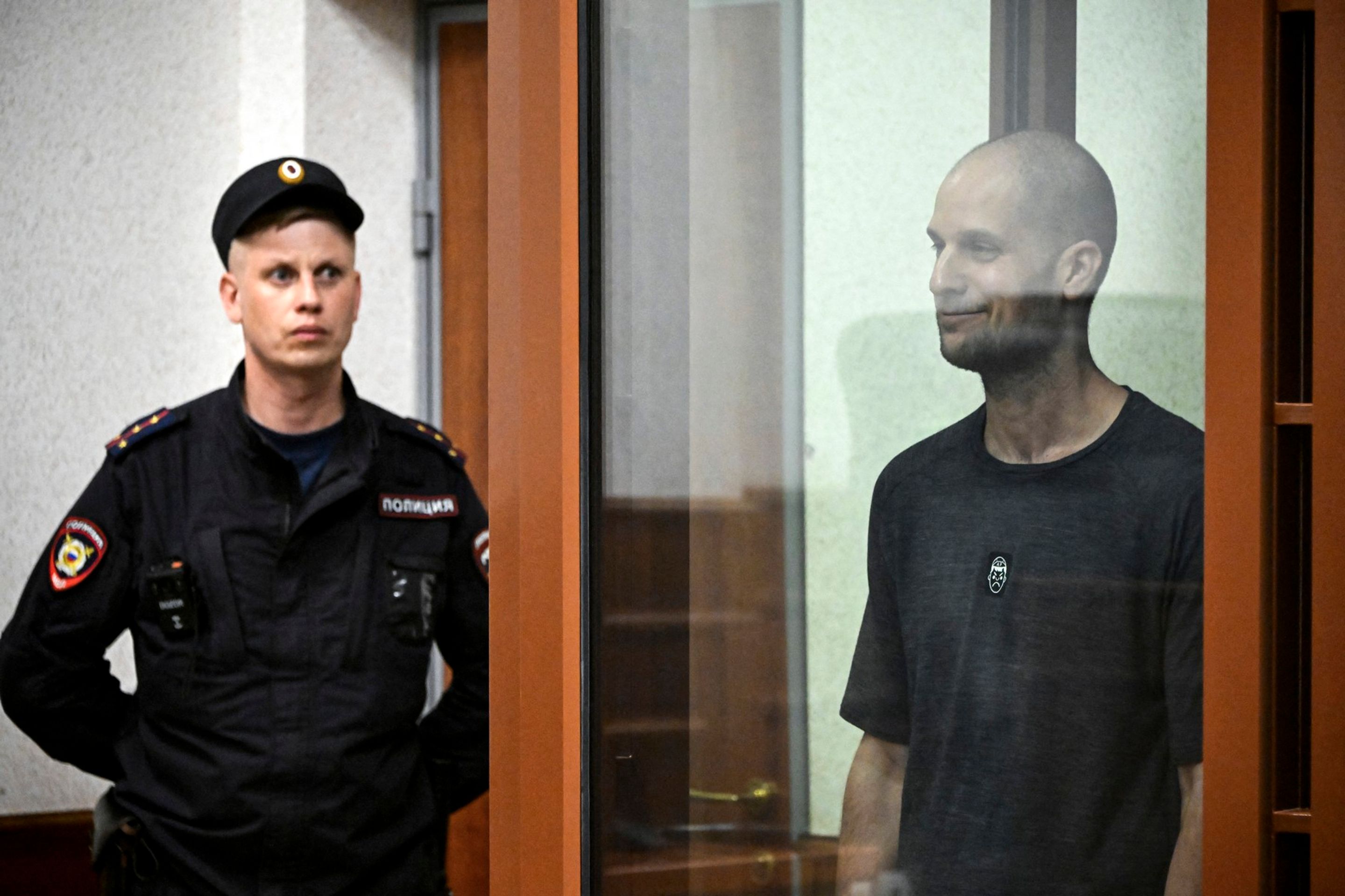 Evan Gershkovich u soudu, 19. 7. 2024 Jekatěrinburg - Vyměnění zajatci (7/7)