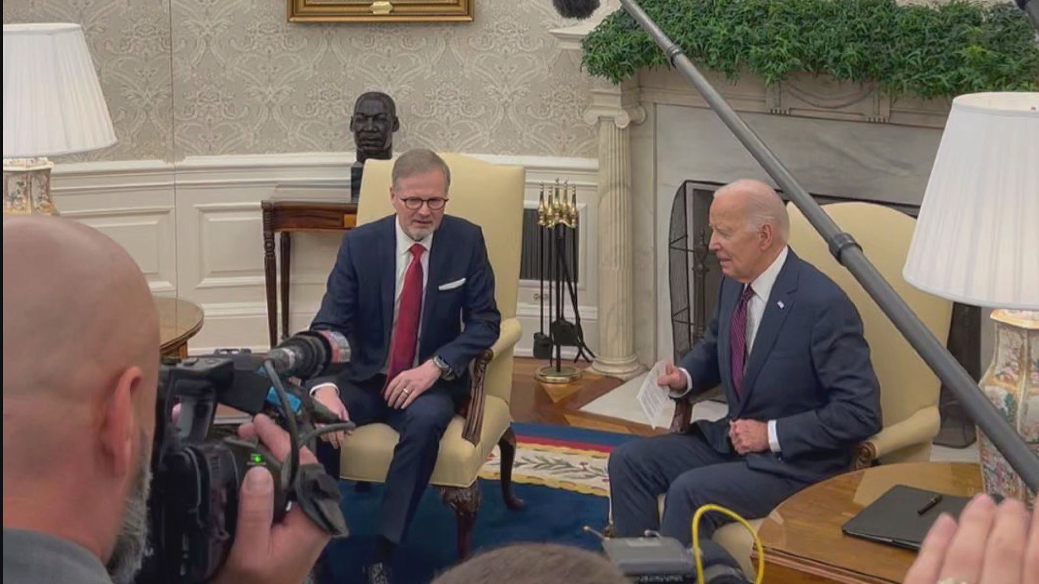 Premiér Fiala na setkání s Joe Bidenem - Premiér Fiala na setkání s Joe Bidenem (5/13)