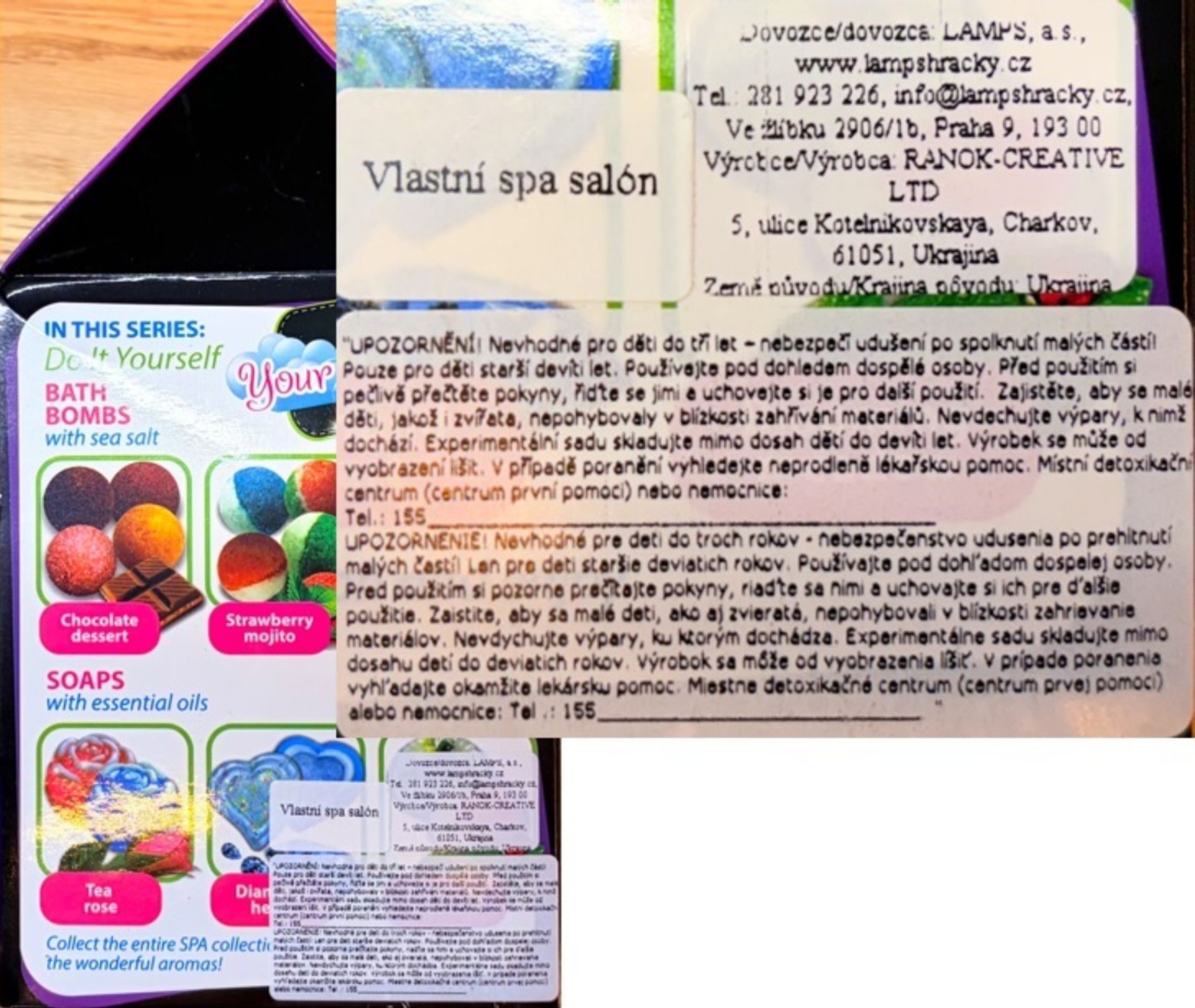 Kosmetická sada LiP BALM with beeswax - Nebezpečná kosmetika (6/12)