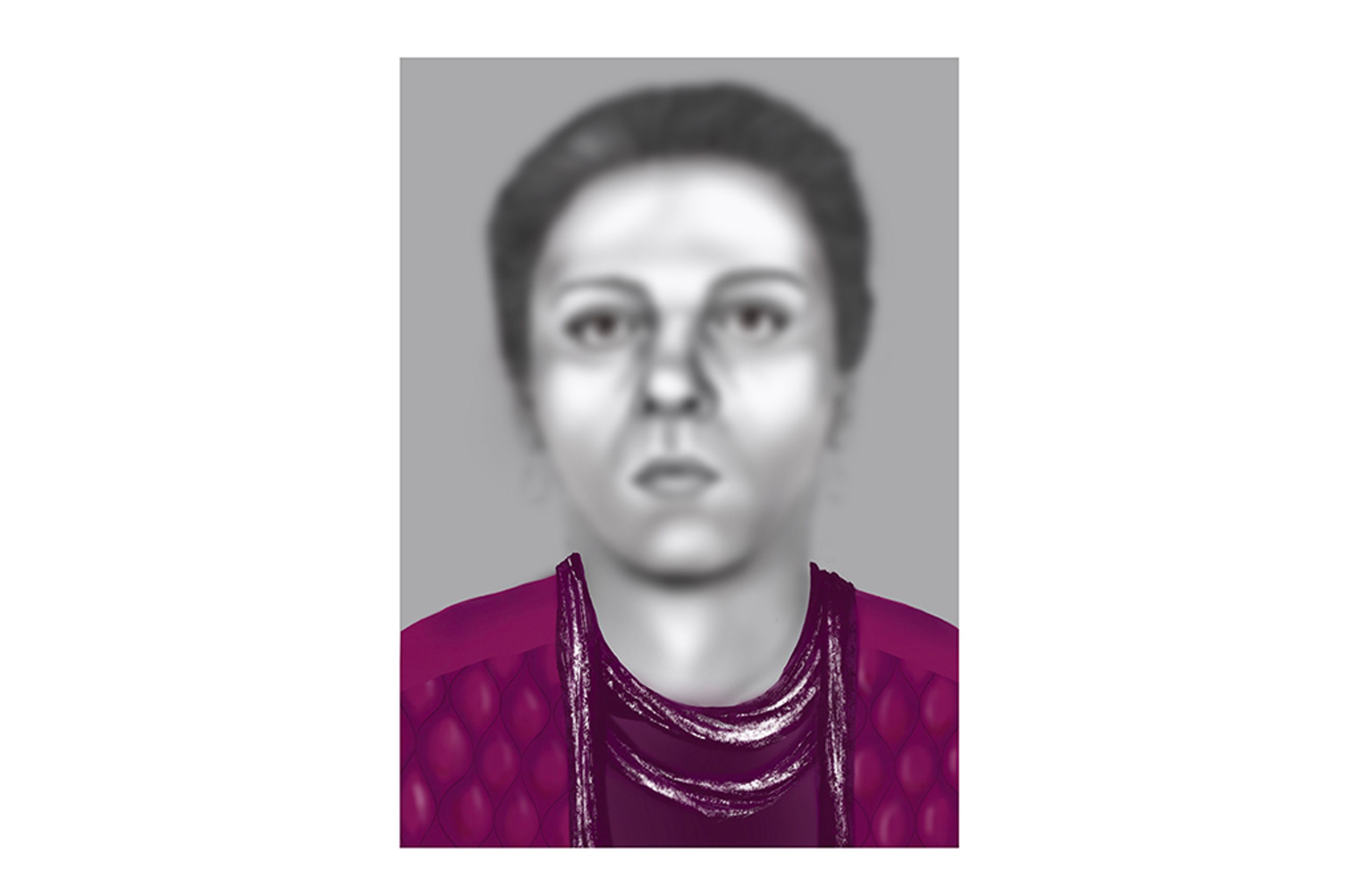 Žena na lodi, 16. ledna 1998, Nizozemsko, kresba oblečení - Policie hledá identitu 22 zavražděných žen (45/120)