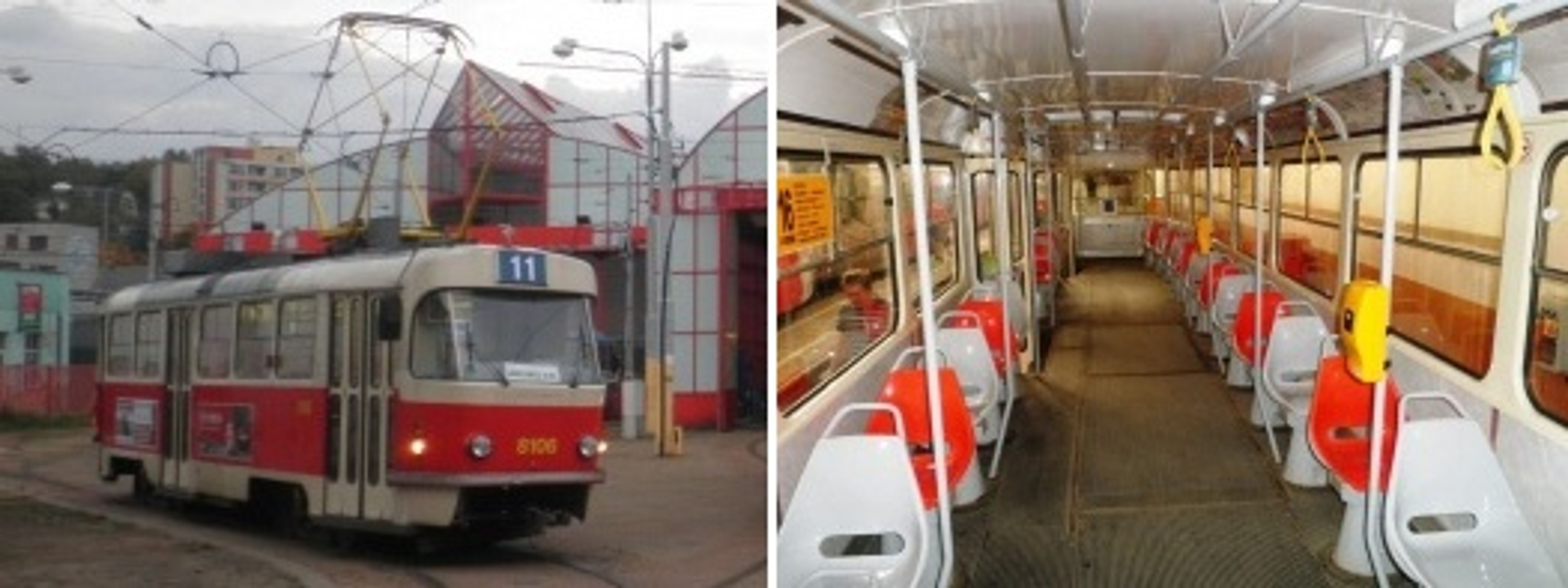 Tramvaj T3M č. 8106 z roku 1973 - GALERIE: Historické tramvaje DPMLJ (4/4)