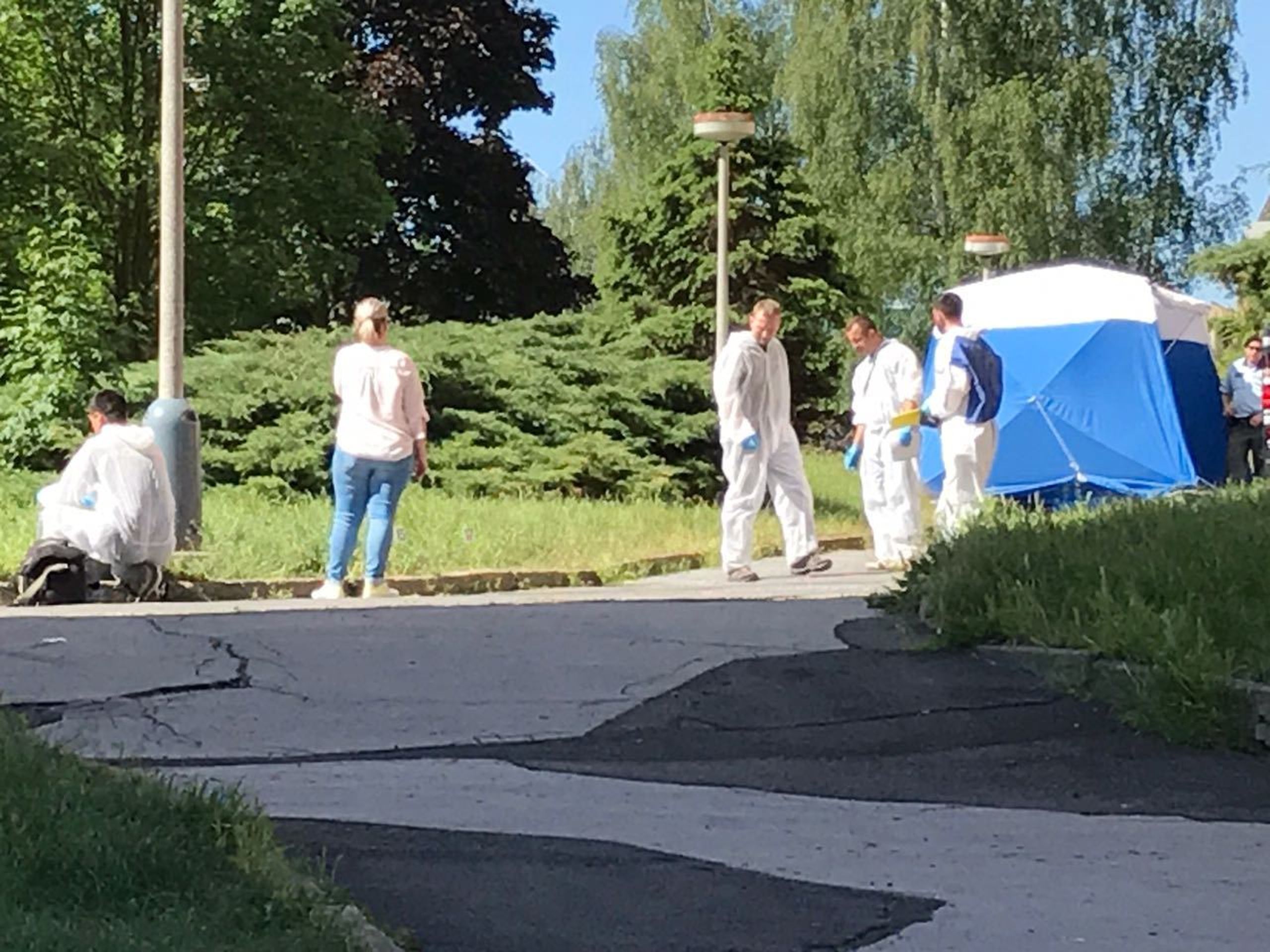 Střelba na sídlišti v Chomutově - 5 - GALERIE: Střelba na sídlišti v Chomutově (5/6)