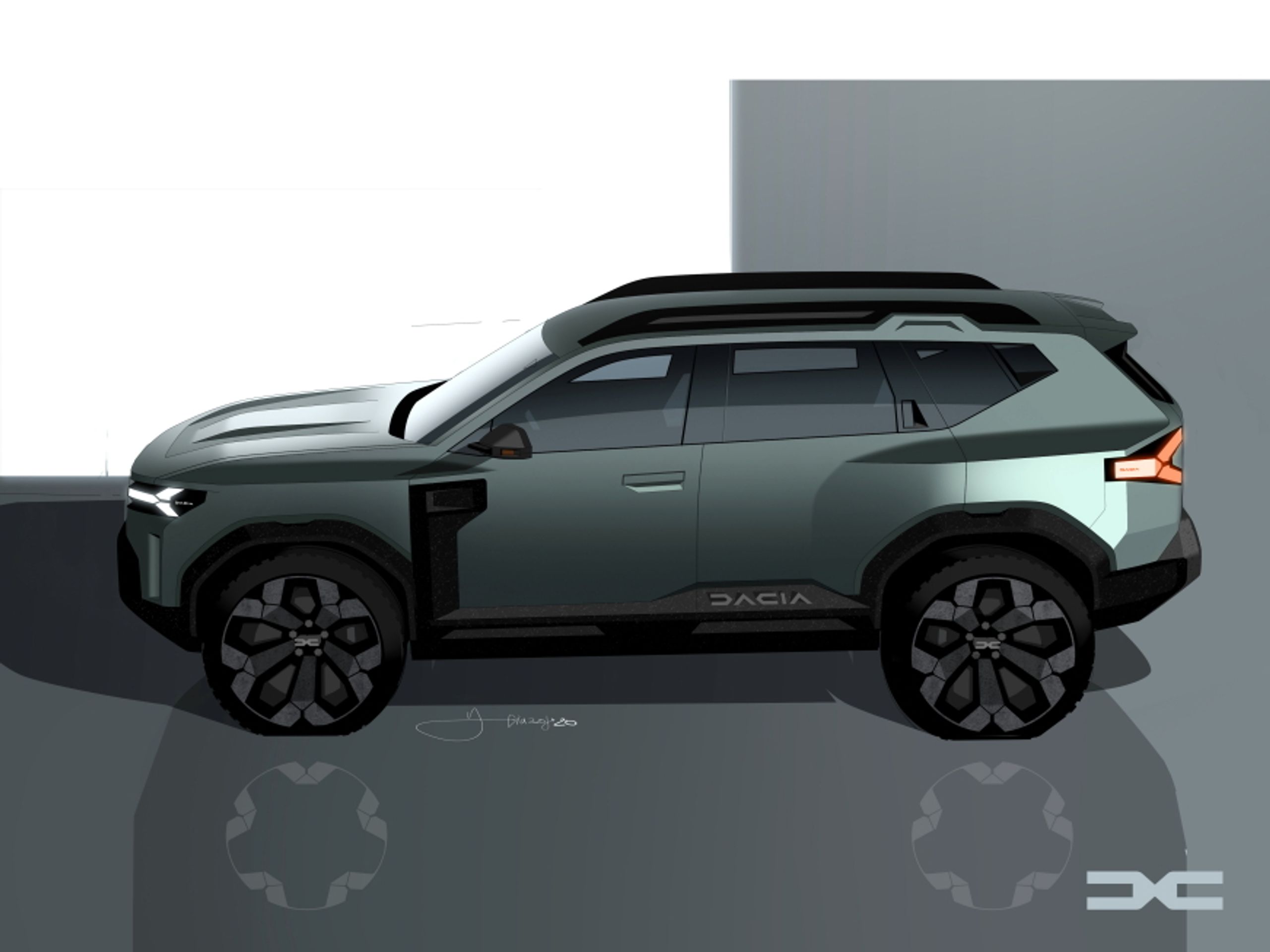 Dacia Bigster Concept - 9 - Fotogalerie: Bigster má ukazovat budoucí podobu dacií (19/21)