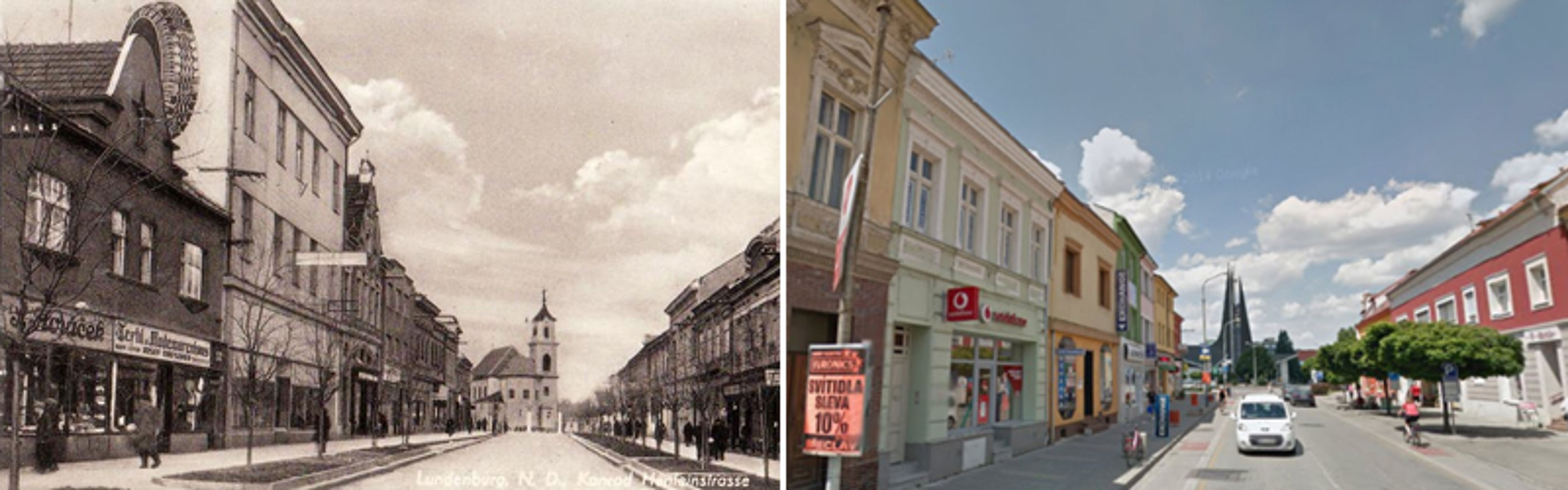 Historické fotky - Břeclav, 17. listopadu - GALERIE: Jihomoravský kraj dříve a dnes (21/22)
