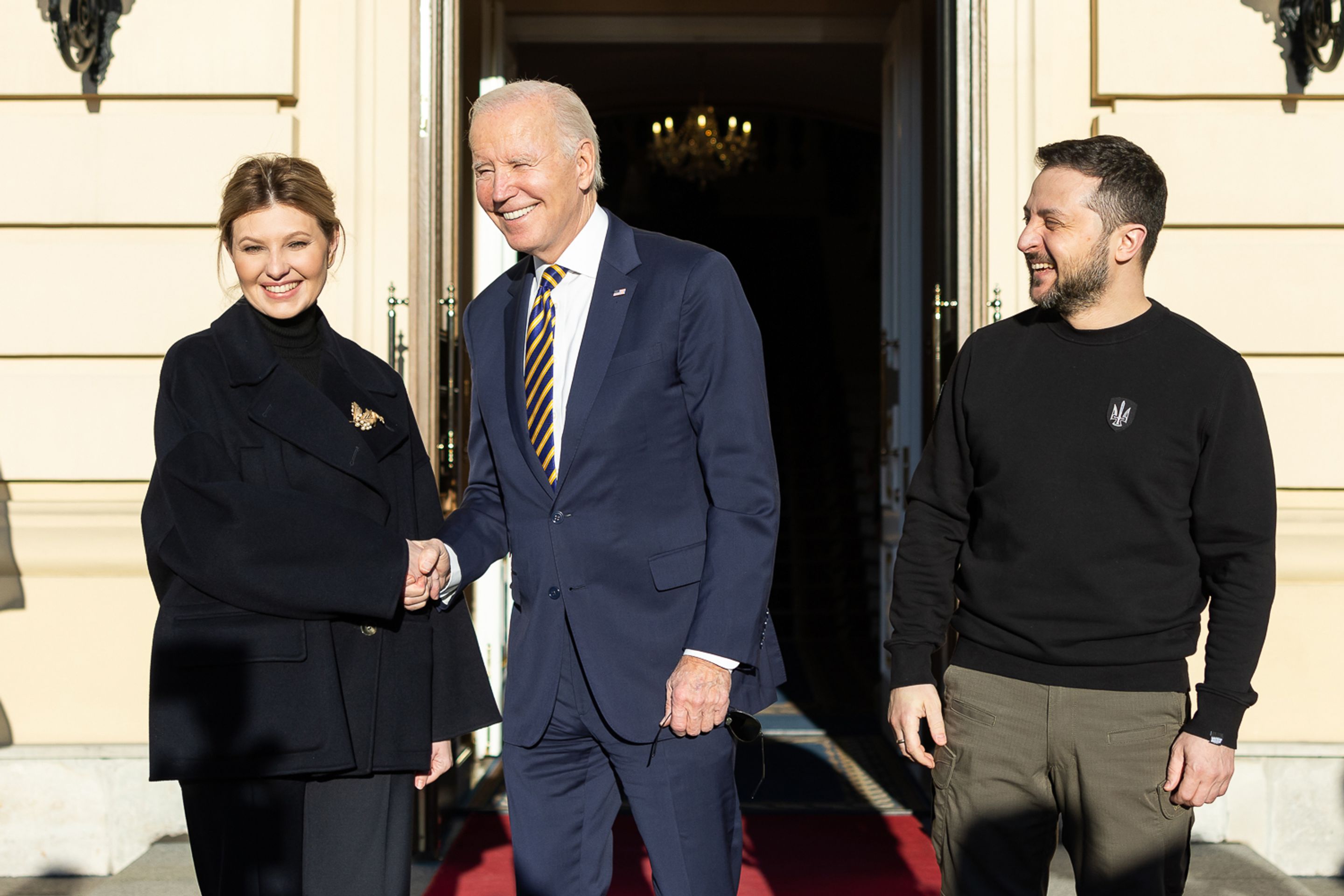 Joe Biden Volodymyr Zelenskyj - Prezident Joe Biden navštívil Ukrajinu (8/19)