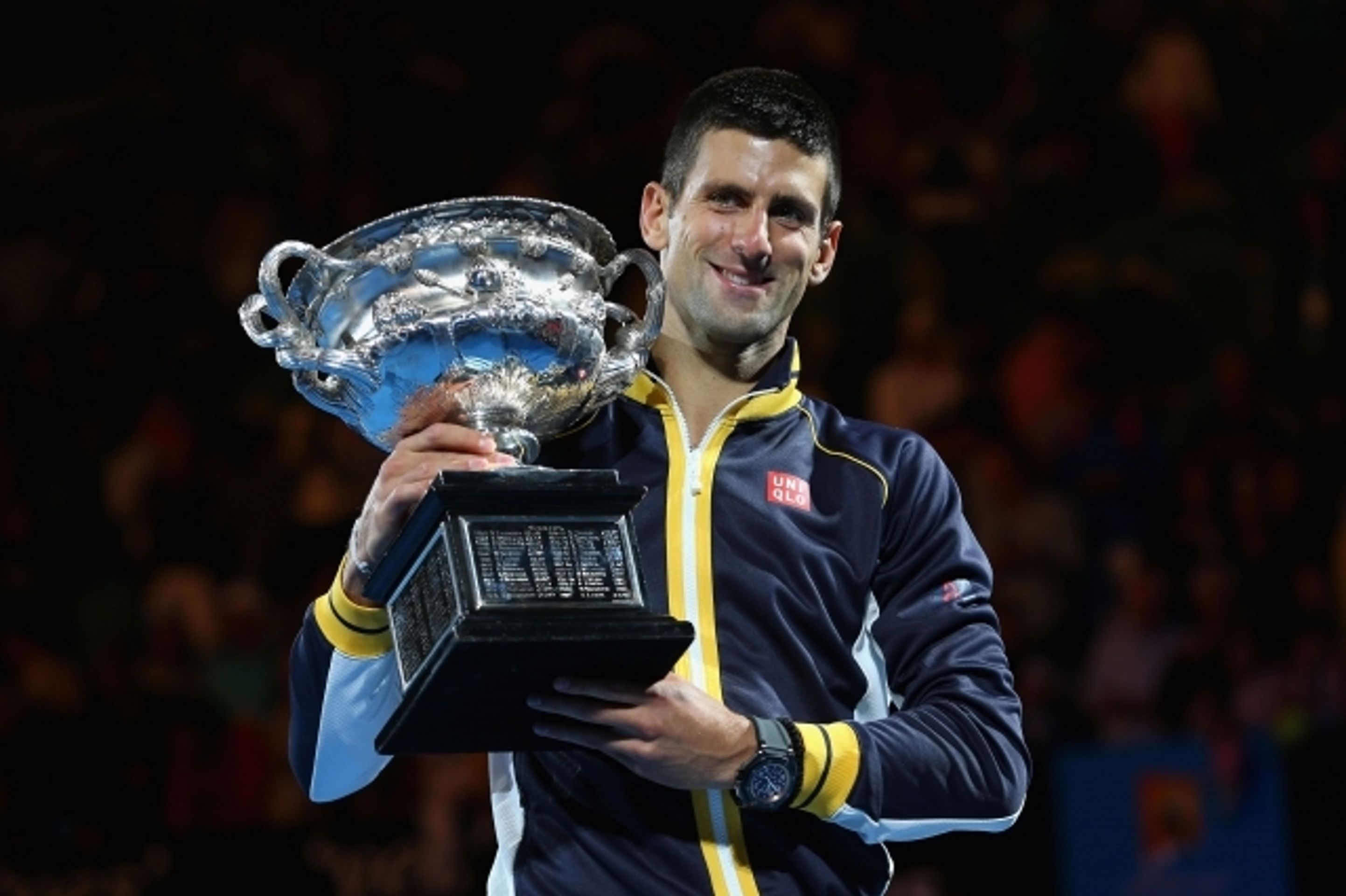 Novak Djokovič vyhrál potřetí v řadě Australian Open - 5 - GALERIE: Djokovič potřetí v řadě triumfuje na Australian Open (4/9)