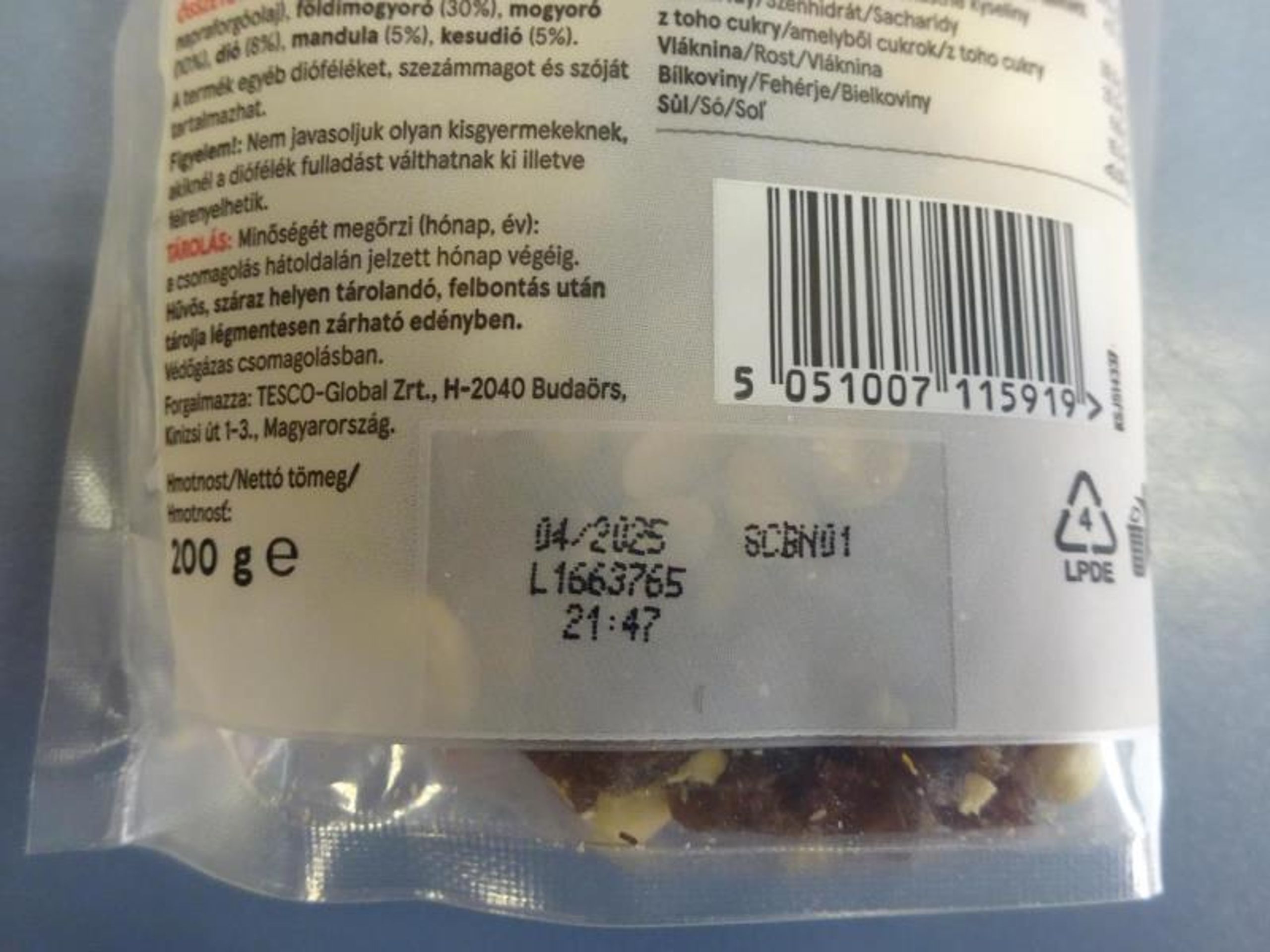 Nejakostní směs rozinek a oříšků - Šizené potraviny (4/9)