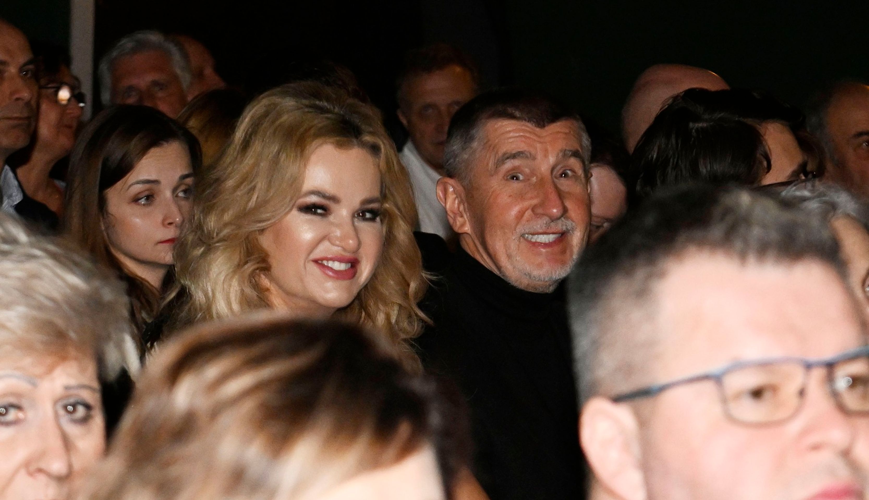 Andrej Babiš a Monika Babišová, 10. 3. 2023 premiéra komedie Prezidentni - Andrej Babiš a Monika Babišová (16/21)