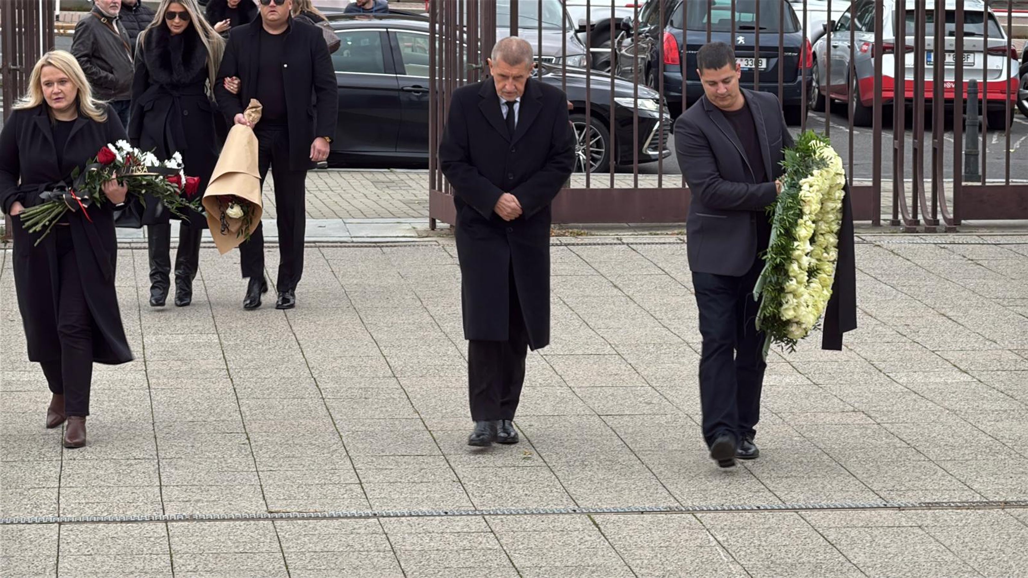 Andrej Babiš na pohřbu Marie Benešové - Pohřeb Marie Benešové (5/17)