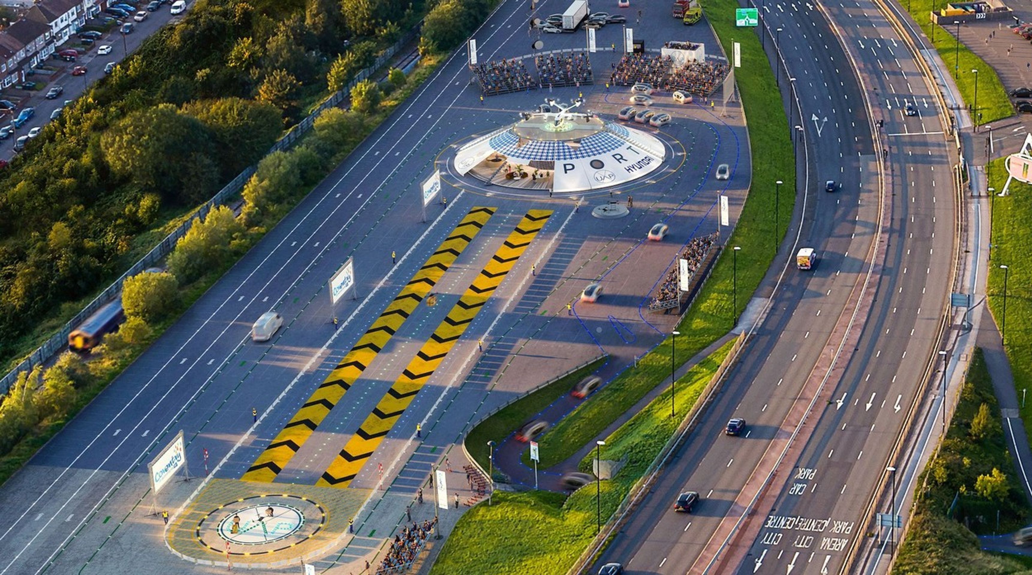 Elektrický letoun a přistávací plocha pro nový způsob přepravy - Hyundai chystá revoluci v městské dopravě (6/9)
