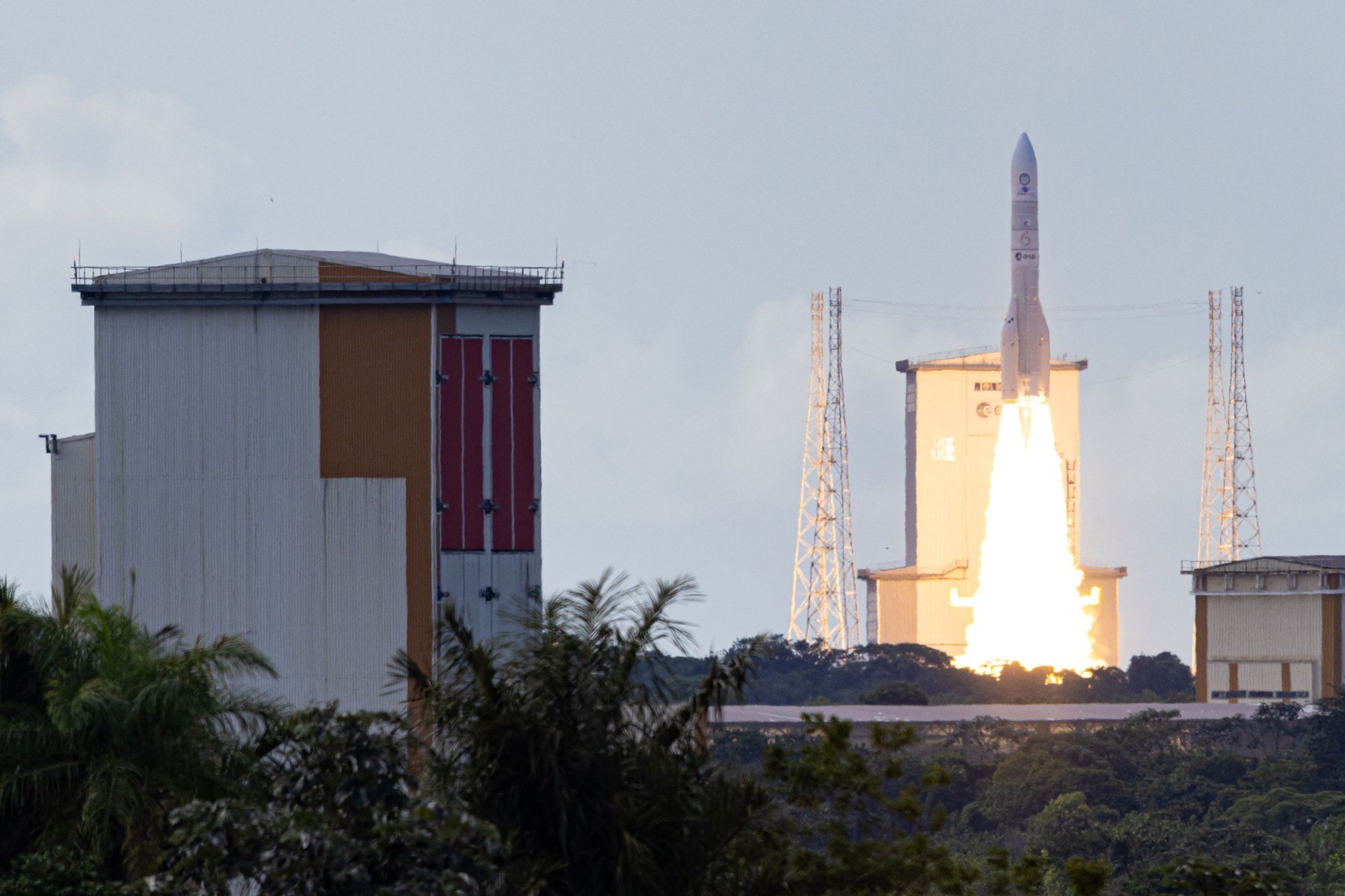 Start rakety Ariane 6 v Kourou, 9. 7. 2024 Francie (4) - Start rakety Ariane 6 (7/8)