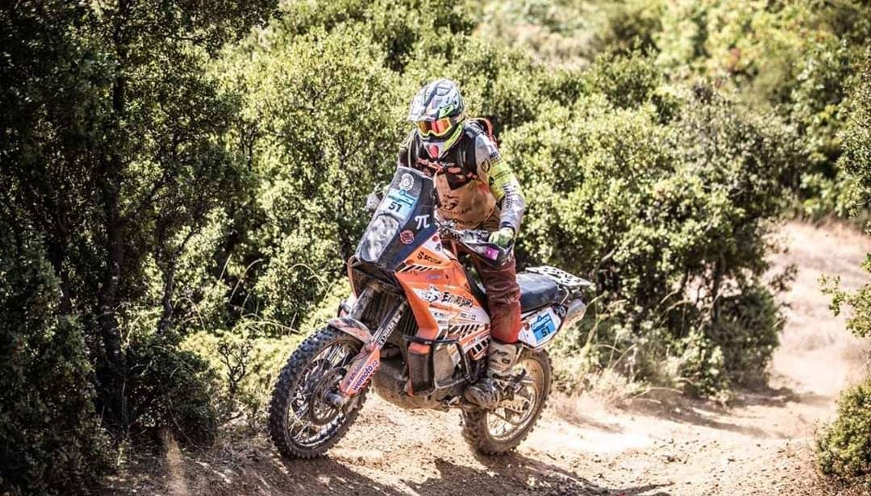 Martin na trase Serres Rally - GALERIE: Na motorce do Řecka II. (1/5)