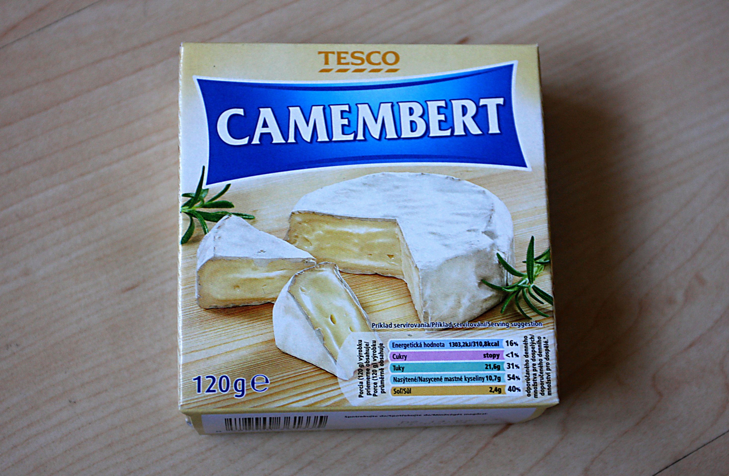 Test sýrů - camembert - Tesco - GALERIE: Test plísňových sýrů (8/11)