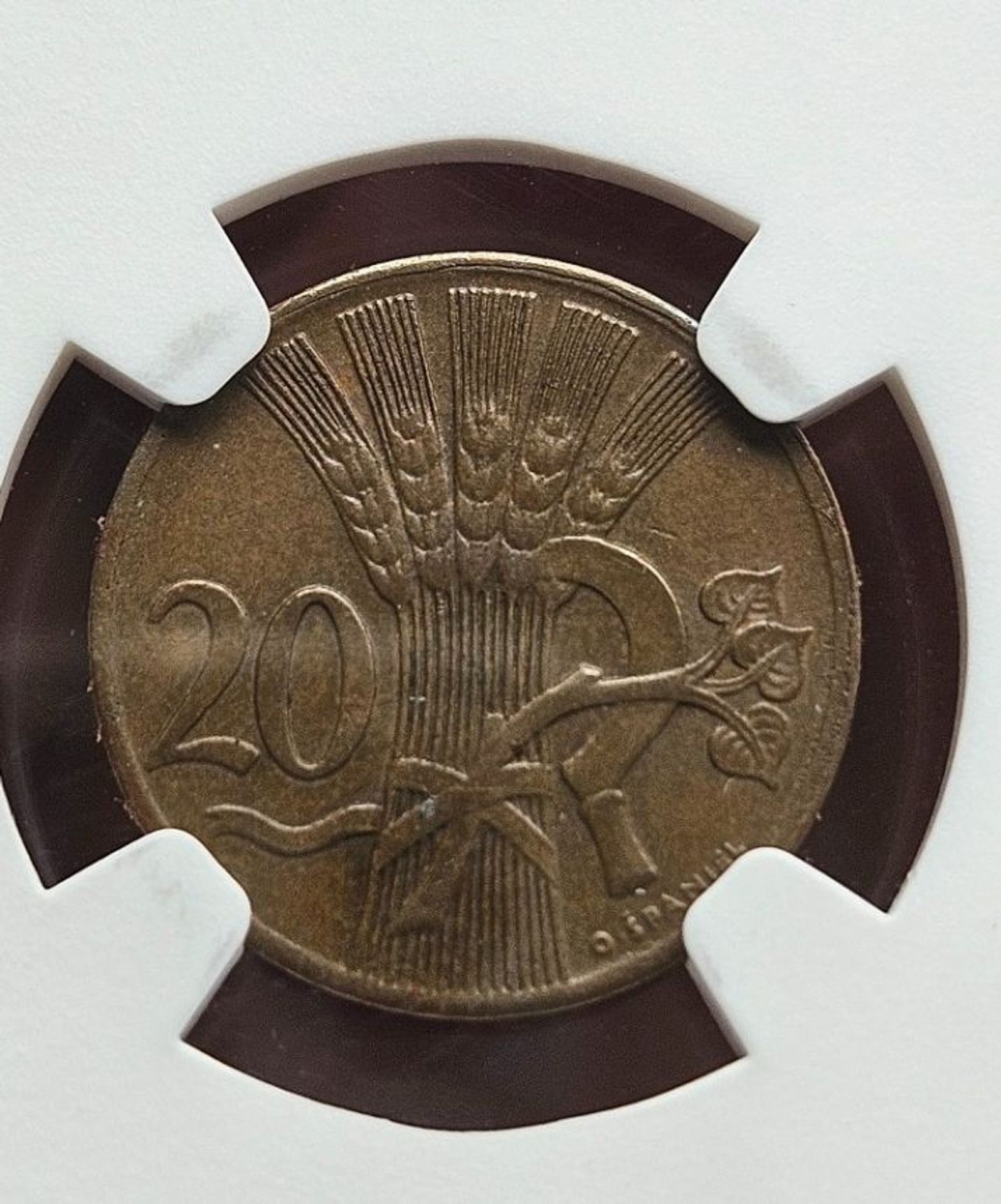 20haléř z roku 1947 - Vzácné české oběhové mince (24/27)