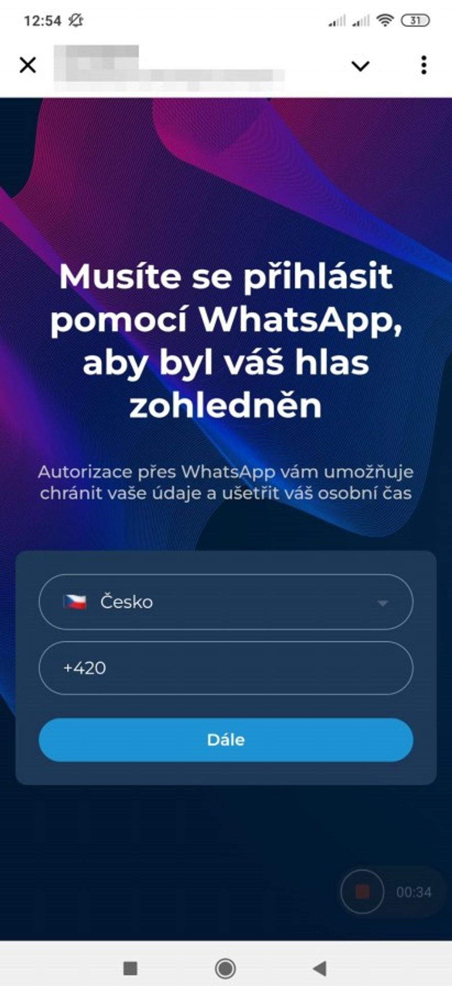 Nový typ podvodů prostřednictvím aplikace WhatsApp (4) - Nový typ podvodů prostřednictvím aplikace WhatsApp (4/7)