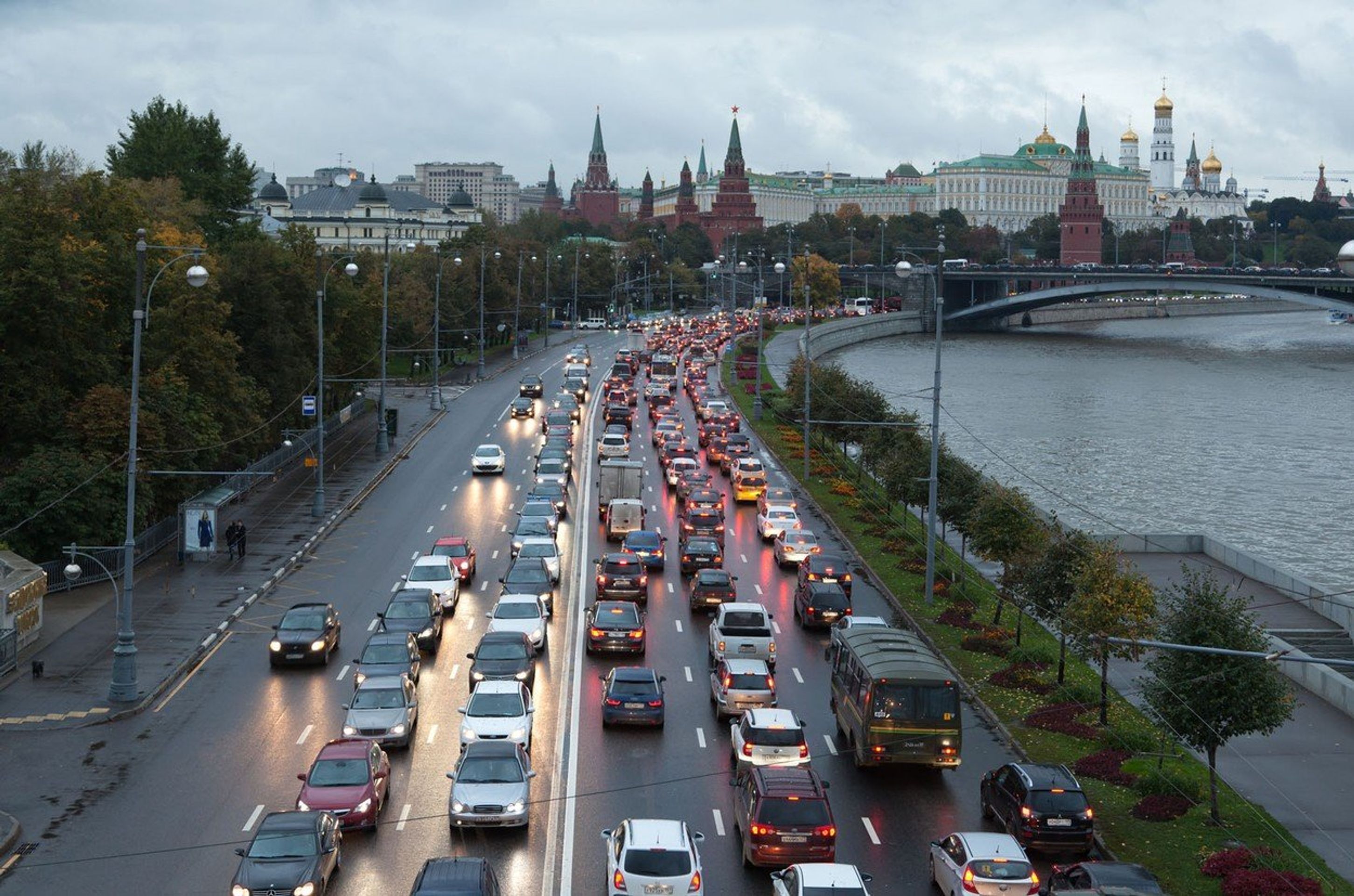 2. Moskva, Rusko: 91 hodin v zácpě ročně - Fotogalerie: Světová města s nejhorší dopravou (6/7)