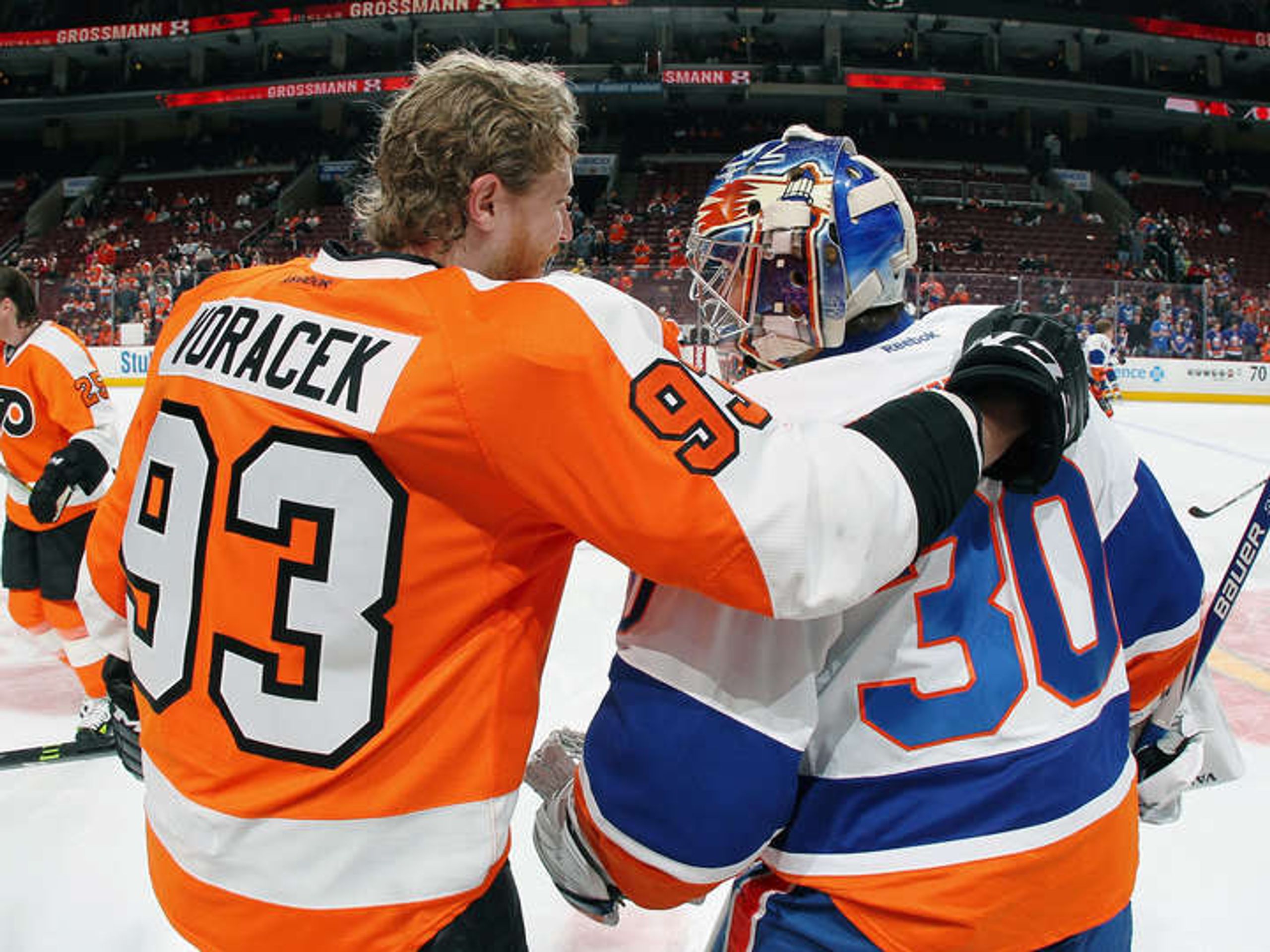 Jakub Voráček a Michal Neuvirth - Galerie: Jakub Voráček ve Philadelphii Flyers (1/7)