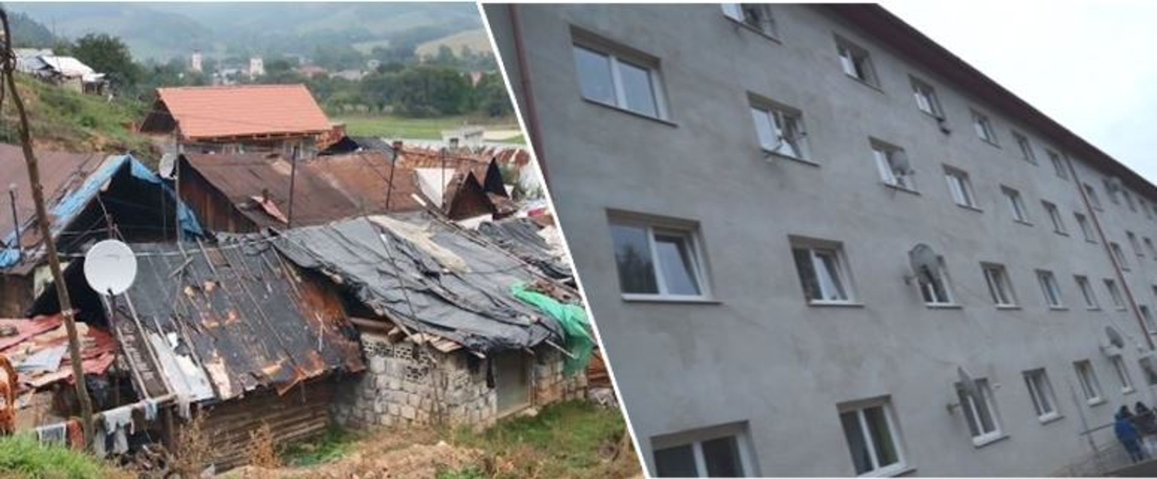 Romskou osadu přestěhovali do bytovky - 5 - GALERIE: Romskou osadu srovnali se zemí (5/9)