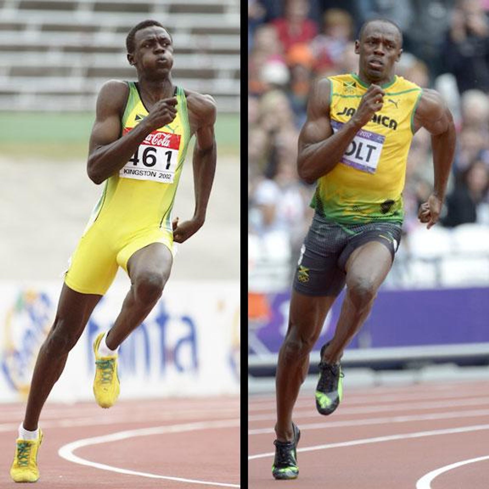 Usain Bolt 2002/2015 - Galerie: Jak se změnil Usain Bolt v průběhu let (7/8)