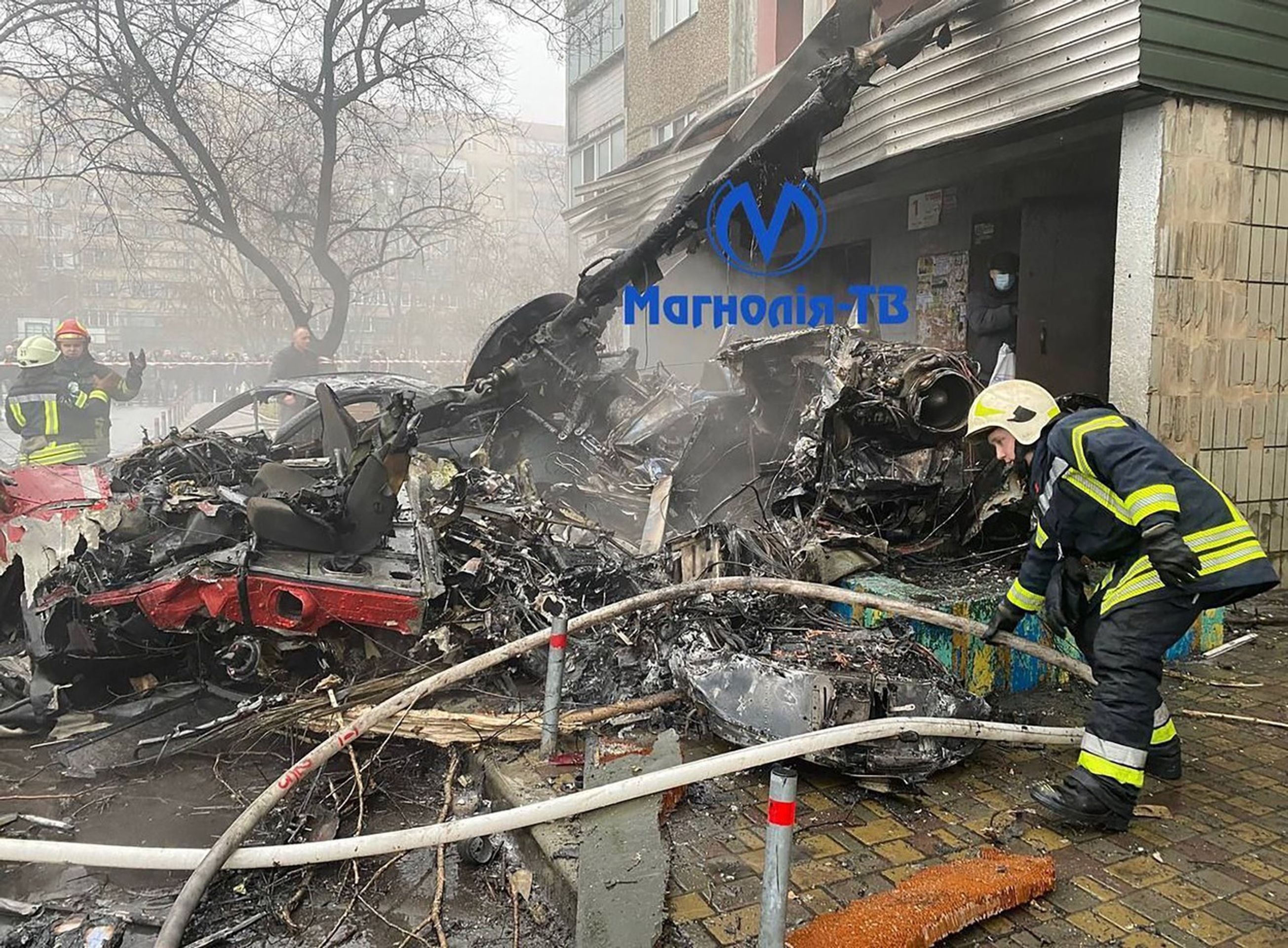 Havárie vrtulníku na Ukrajině - Tragická nehoda vrtulníku (5/5)