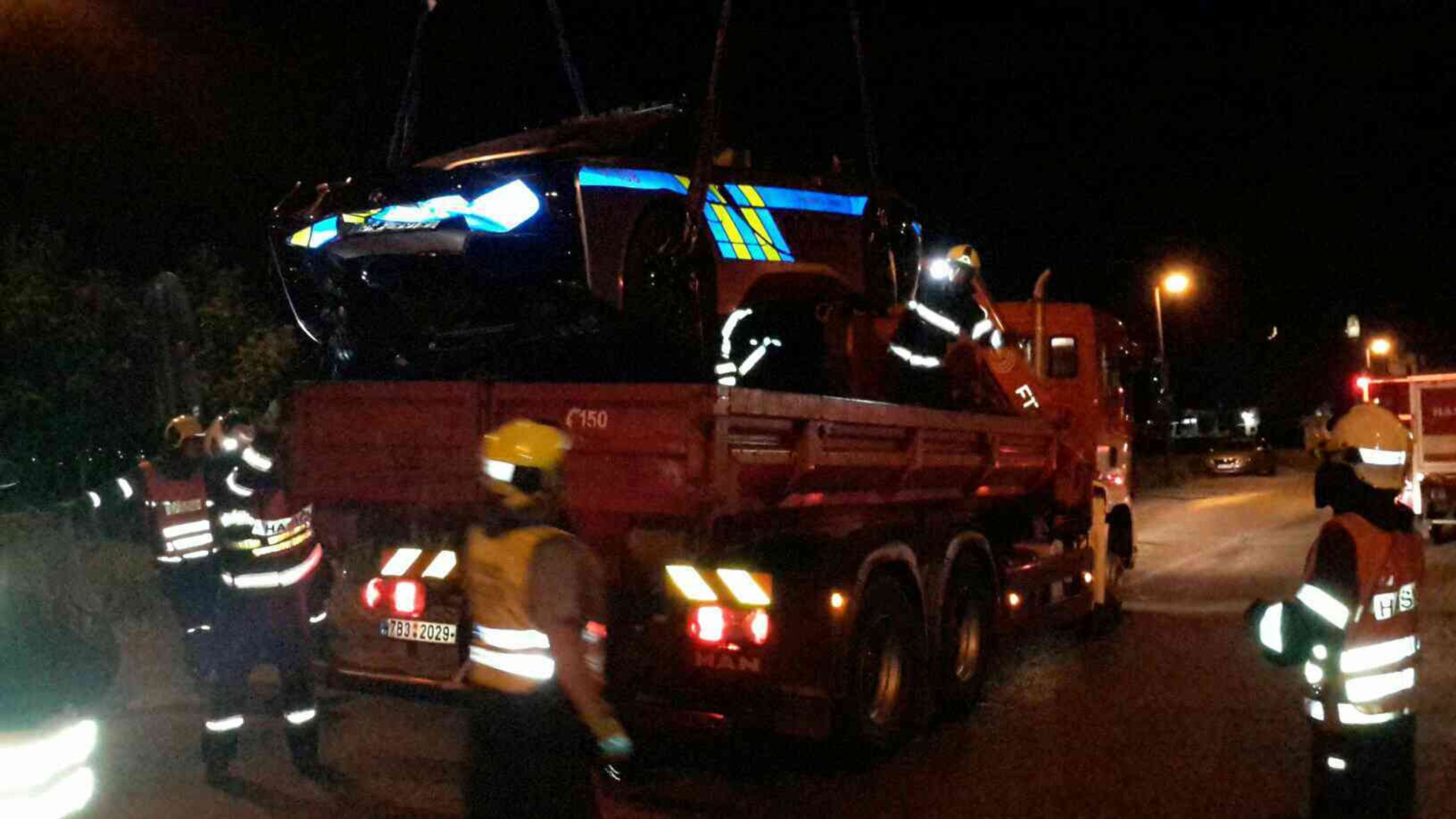 Nehoda policejního BMW - 3 - GALERIE: Nehoda policejního BMW u Brna (3/10)